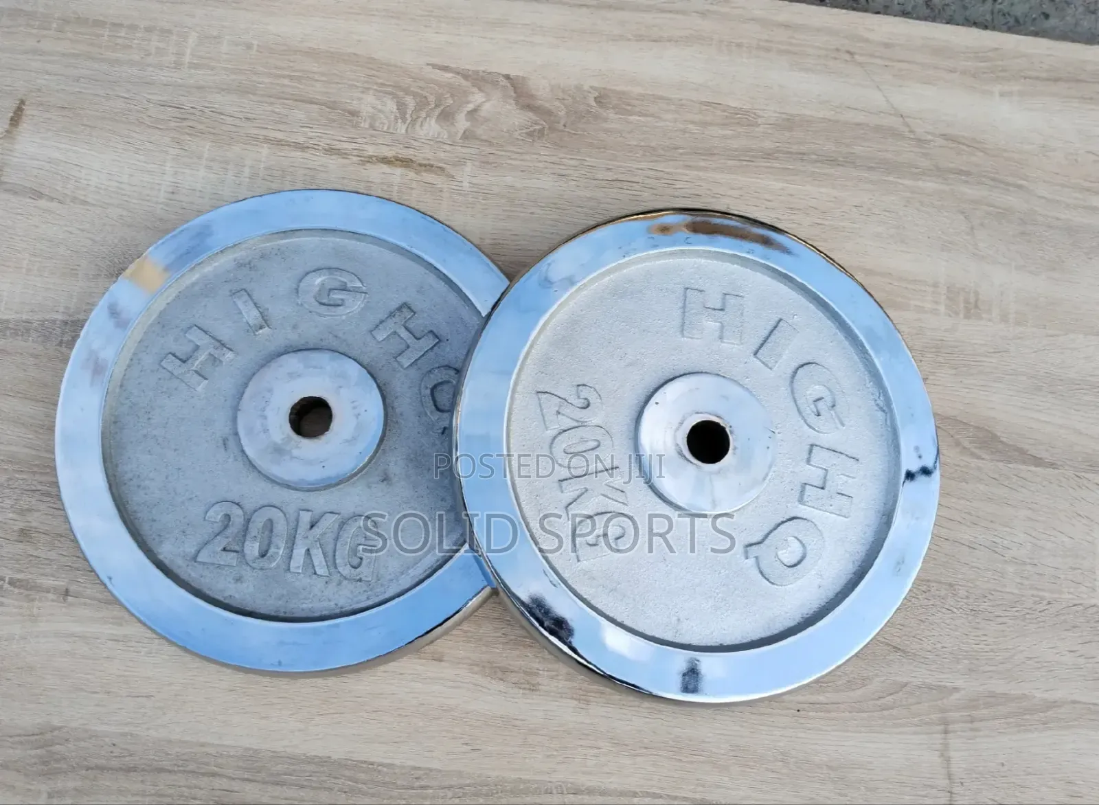 Plates Dumbbells 20kg Chrome