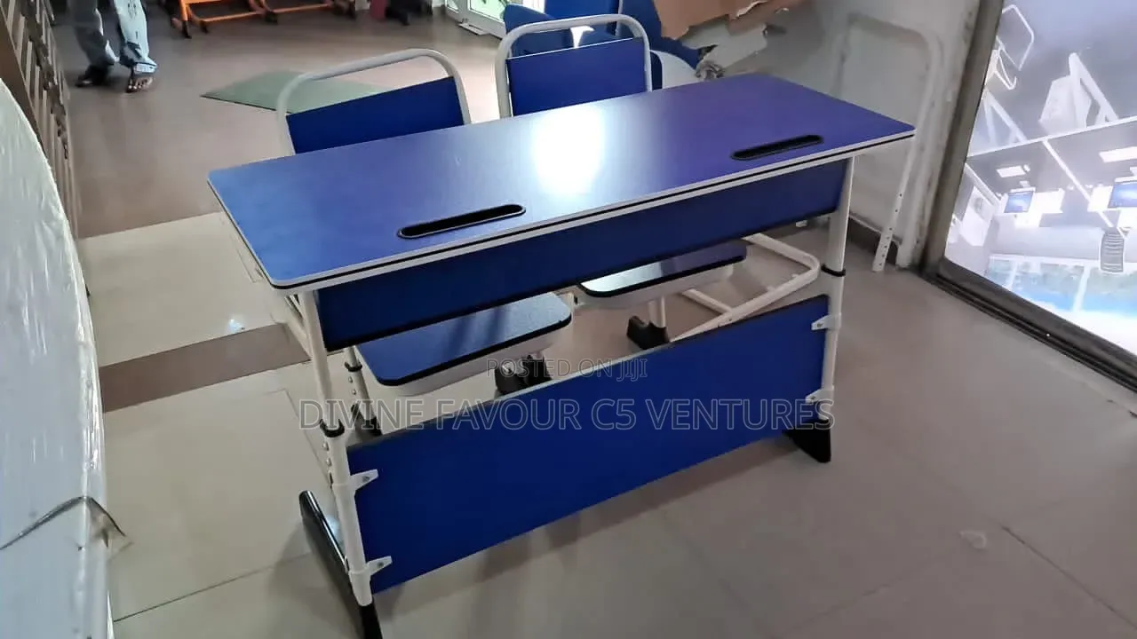 Double Seater School Desk and Chair (Imported High Quality)
