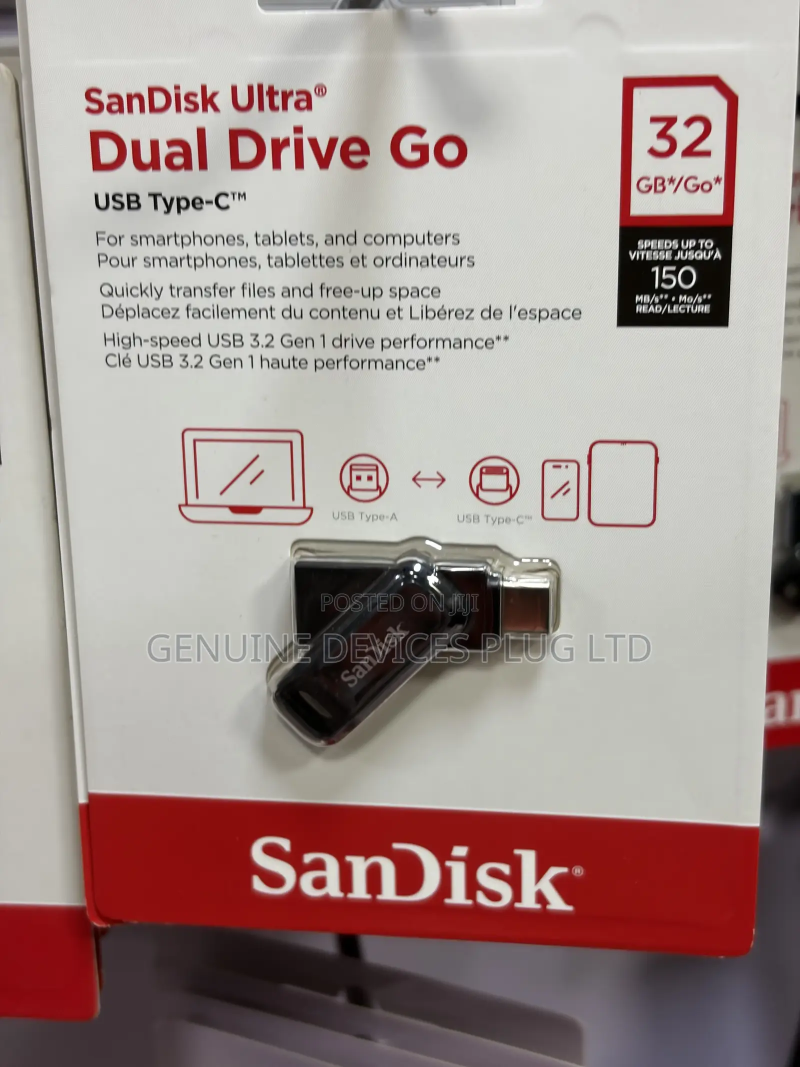 SanDisk Ultra Dual Drive Go USB Type-CTM - 32GB