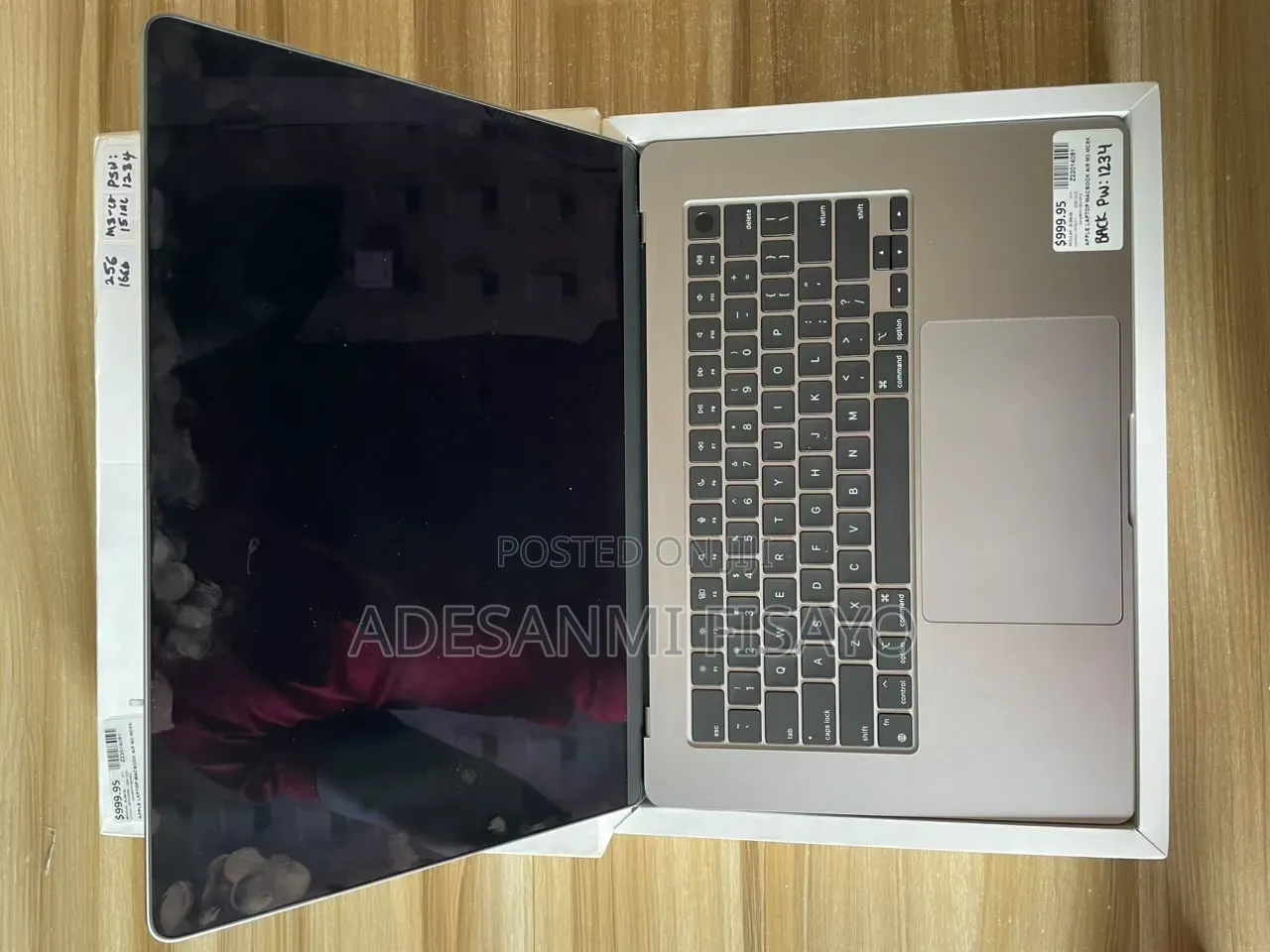 Laptop Apple MacBook Air 2024 M3 16GB Apple M3 SSD 256GB