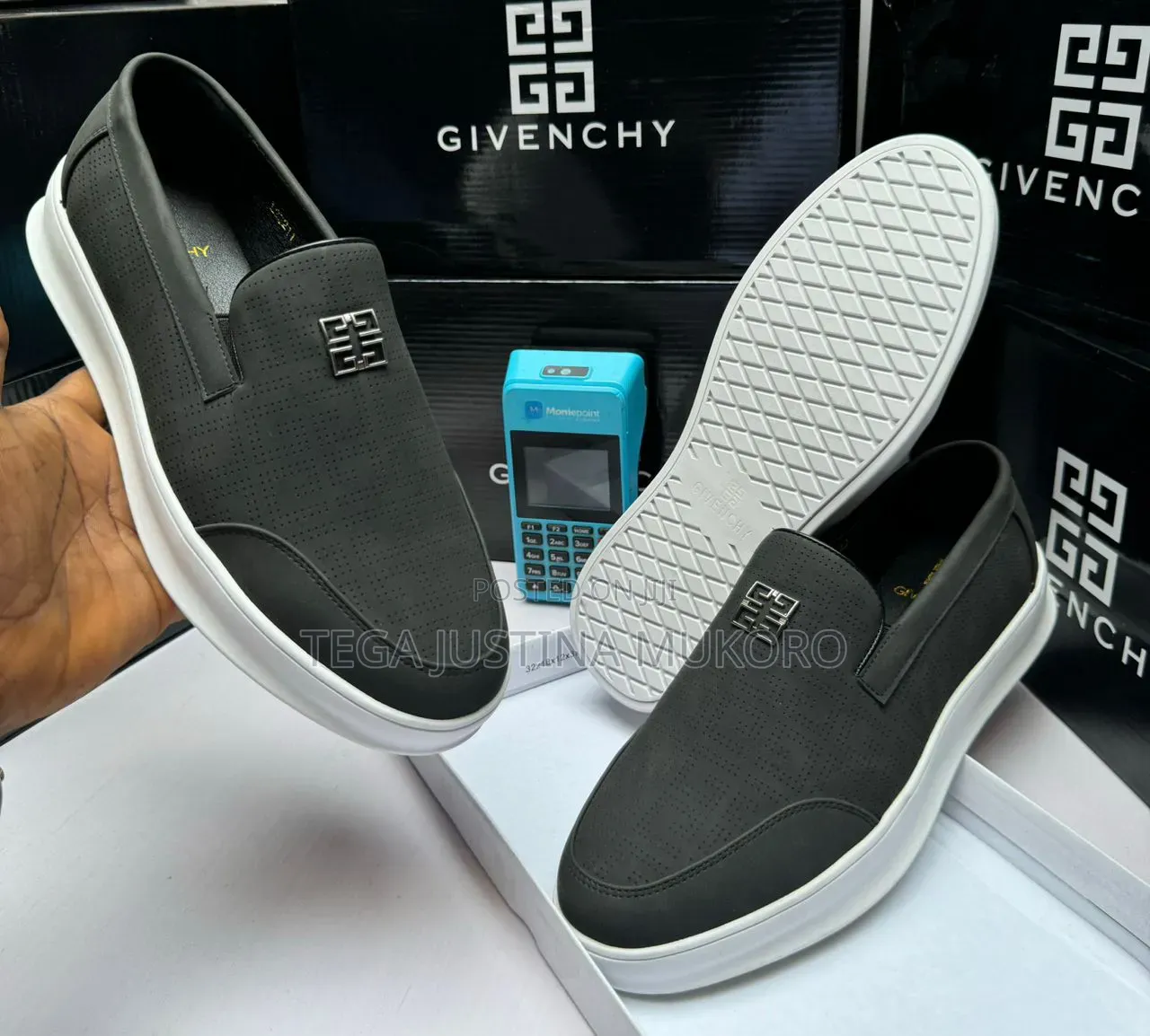 High Quality Givenchy Men's White Sole Loafers