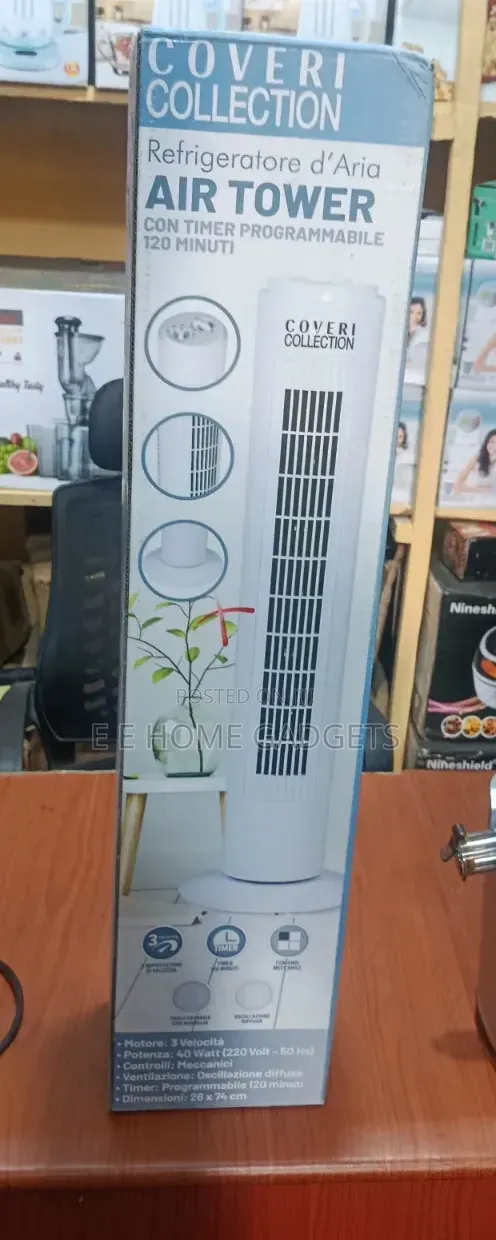 Coveri Collection 30" Oscillating High Quality Air Tower Fan - 40W