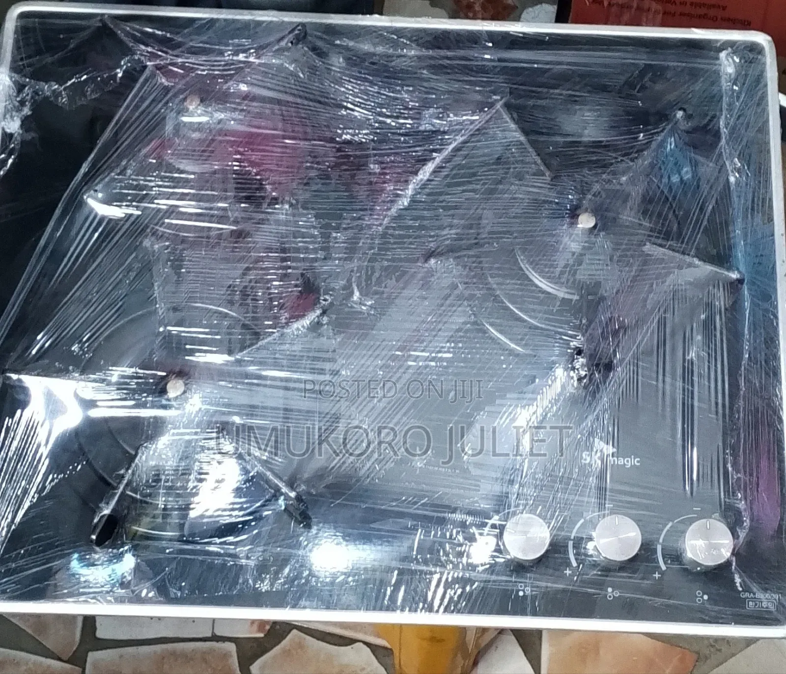 Rare 3 Burner Glass Gas Cooker
