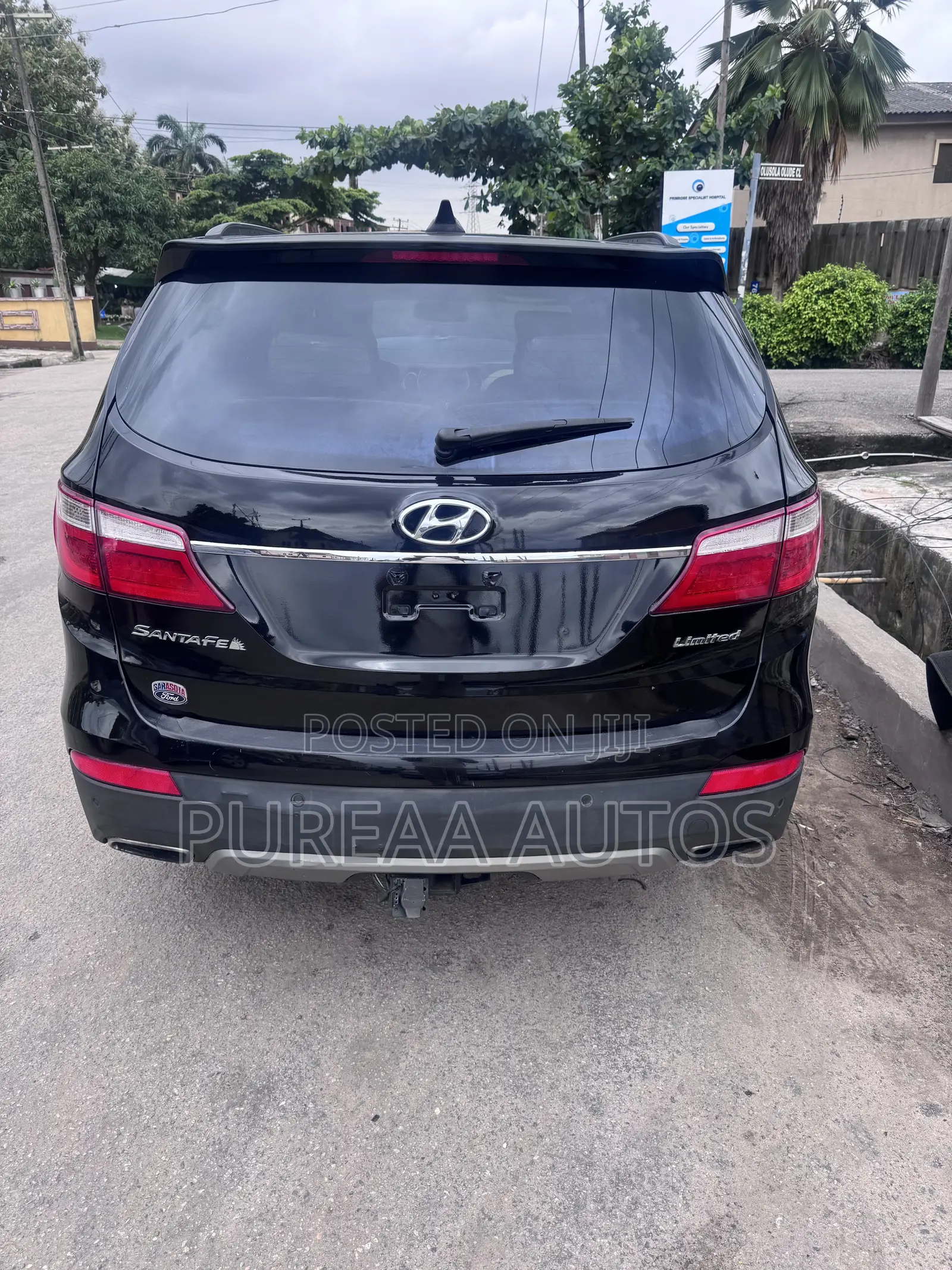 Hyundai Santa Fe Limited 4dr SUV (3.3L 6cyl 6A) 2014 Black