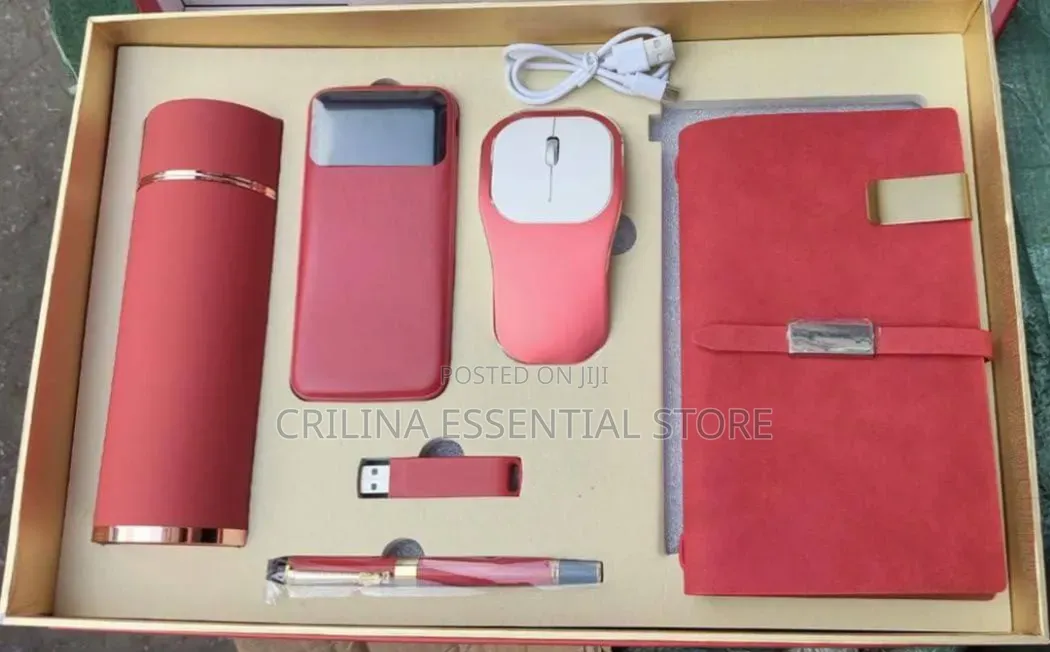 6-in-1 Premium Corporate Gift (Thermos Flask, Power Bank, Mouse, Etc)