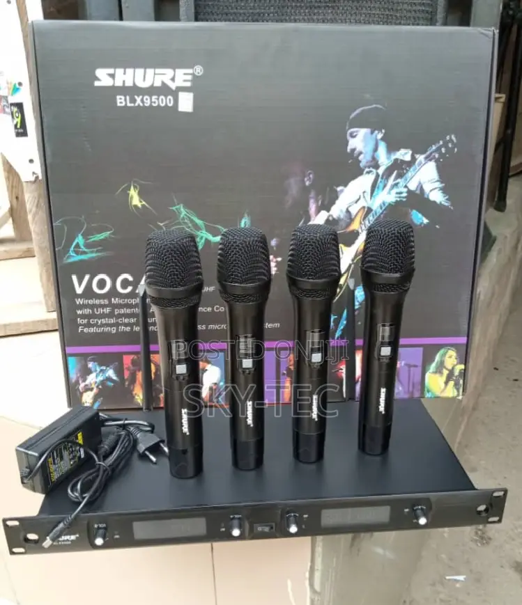 Original Shure 4handles Wireless Microphone Model-Blx9500