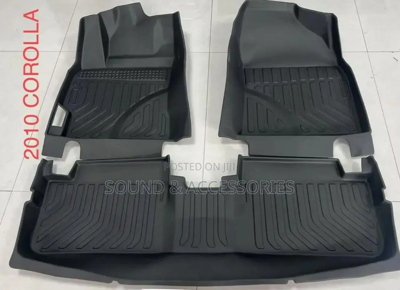 Toyota Corolla 2007-13 Custom Fit Single Layer Tpe Luxury Car Floormat