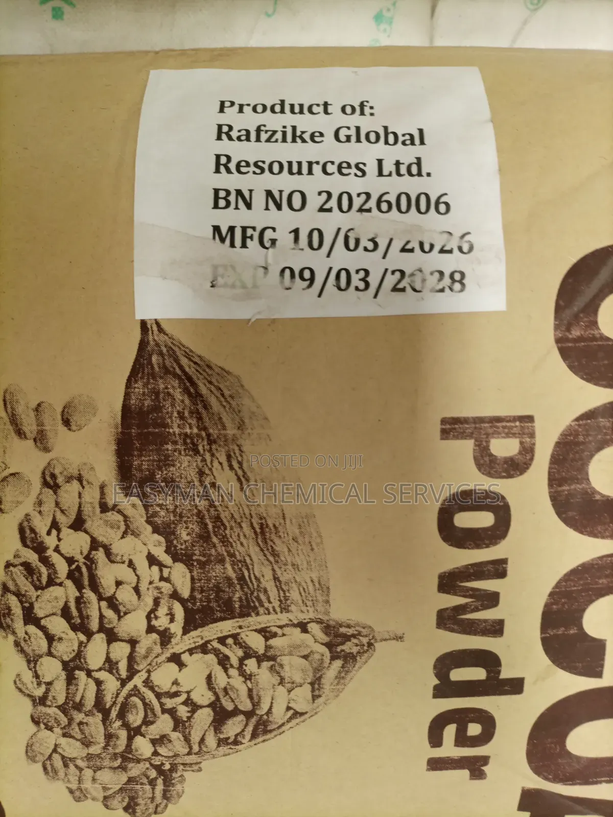 Cocoa Powder – Premium Grade, 25kg Bag