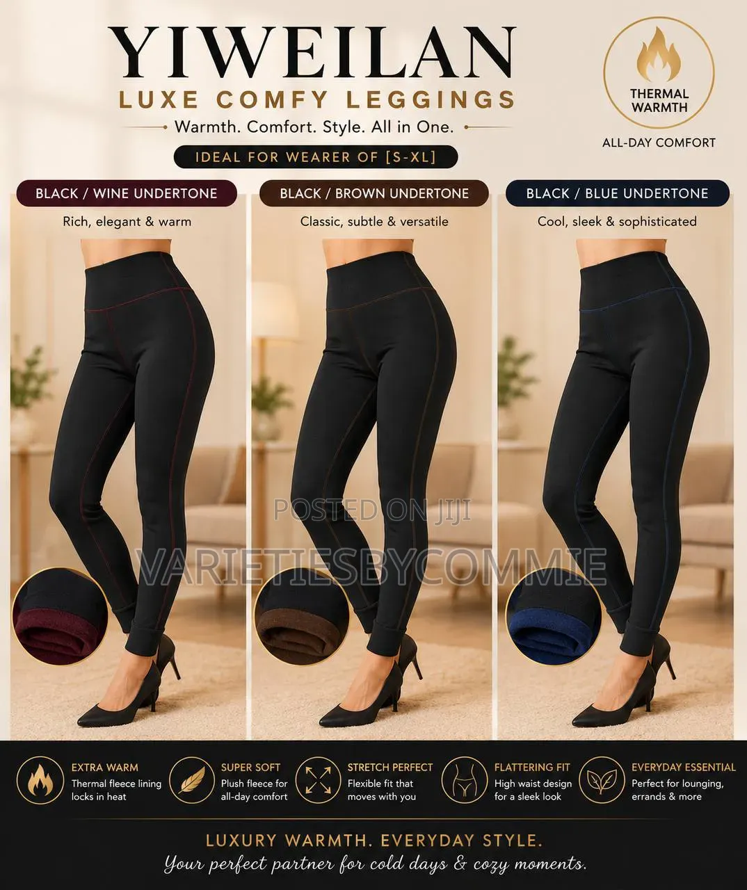 Yiweilan Luxe Comfy Leggings (L07)