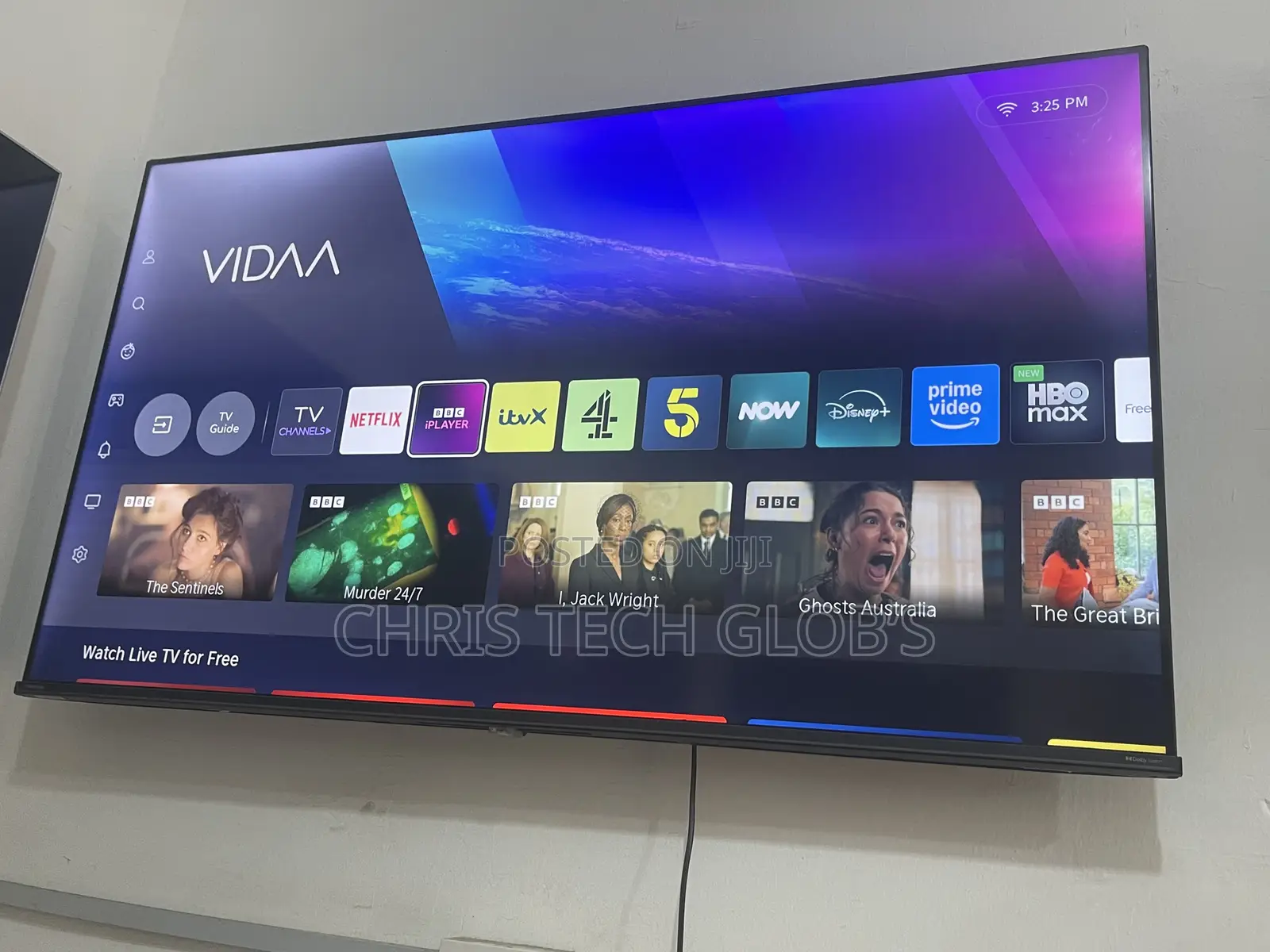 50inches Hisense Qled Frameless Smart TV