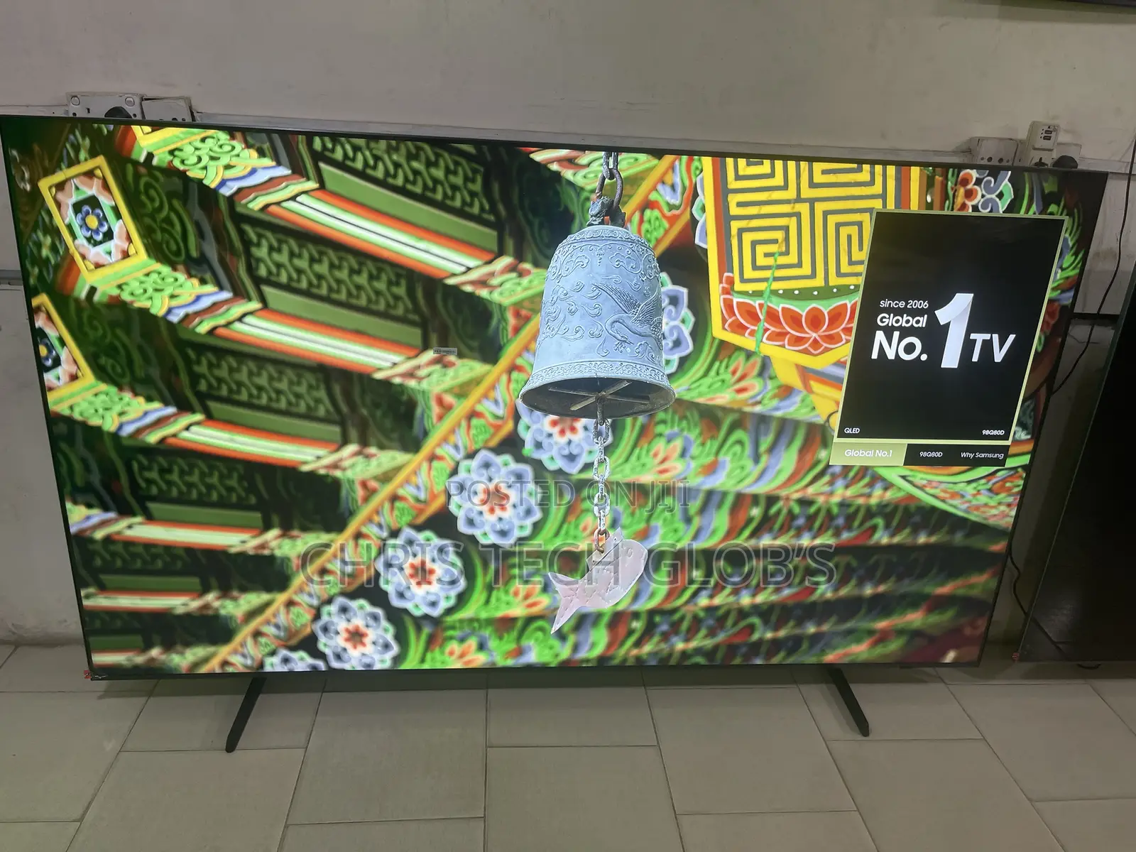 98inches Samsung Quantum Qled Smart TV Frameless Q80D Latest Model
