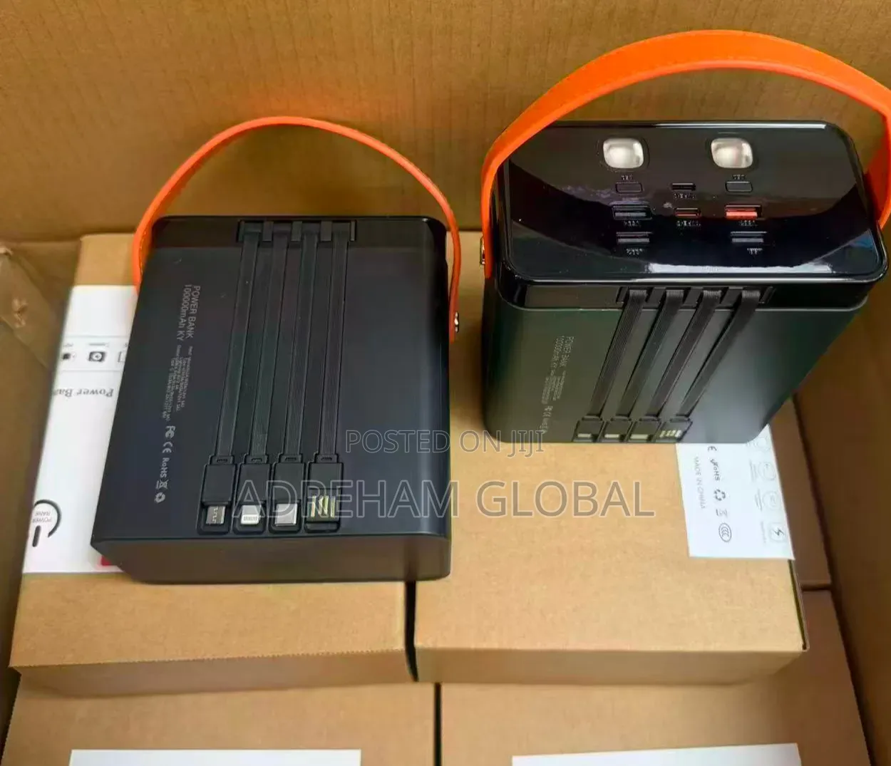 80000mah Strong Fast Charging Power Bank With Cables