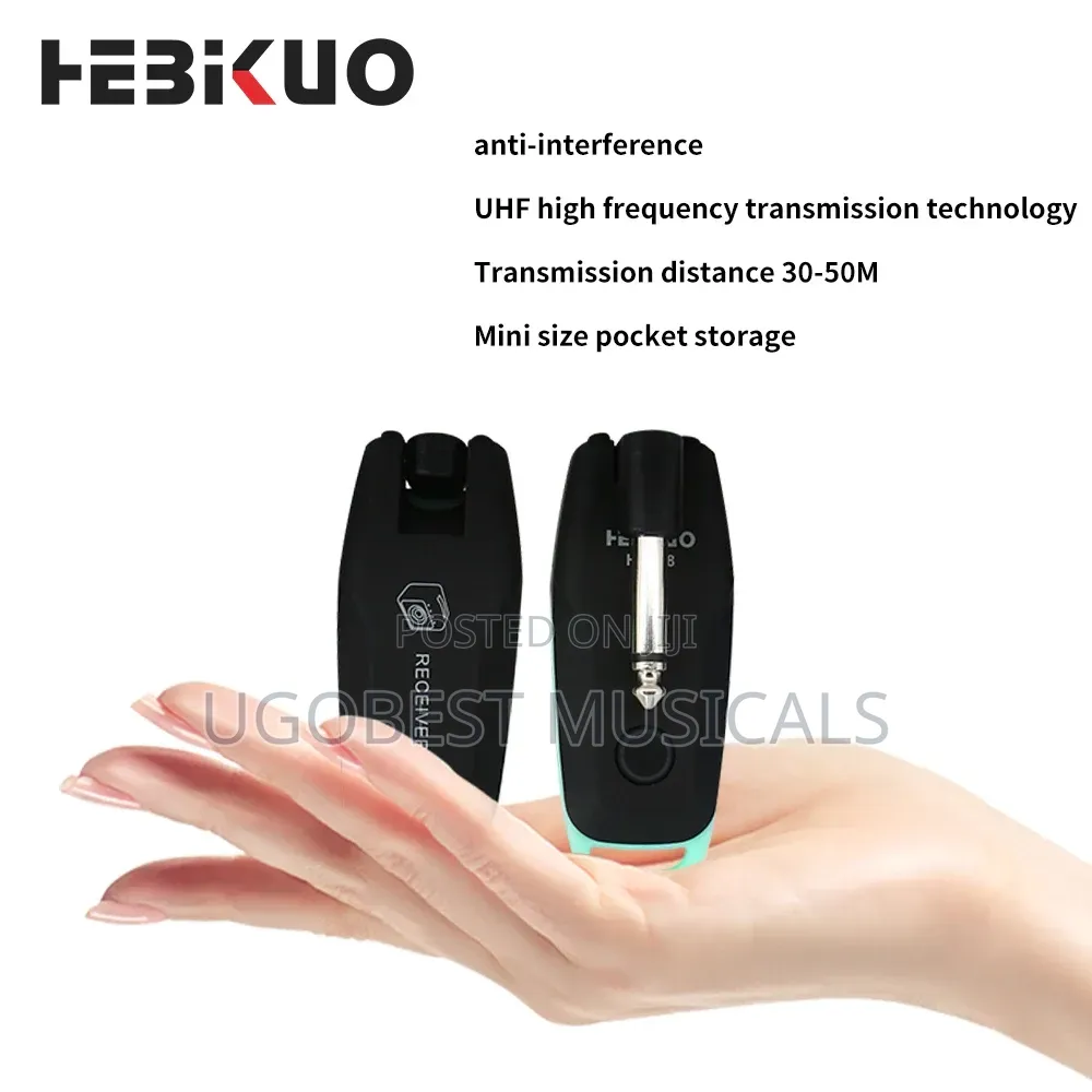 HEBIKUO HC-08 Wireless Guitar Transmitter Receiver Set