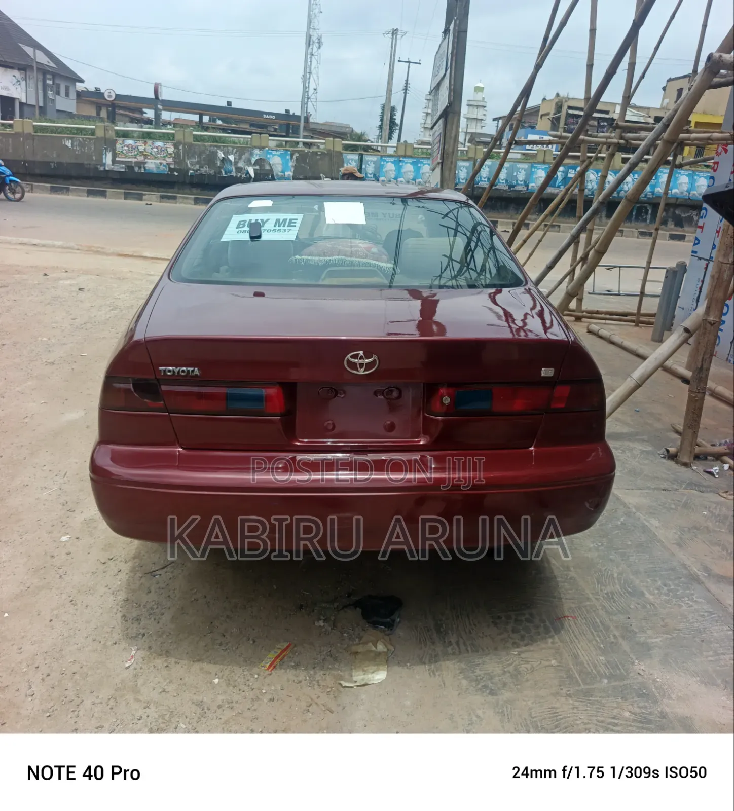 Toyota Camry Automatic 1999 Red
