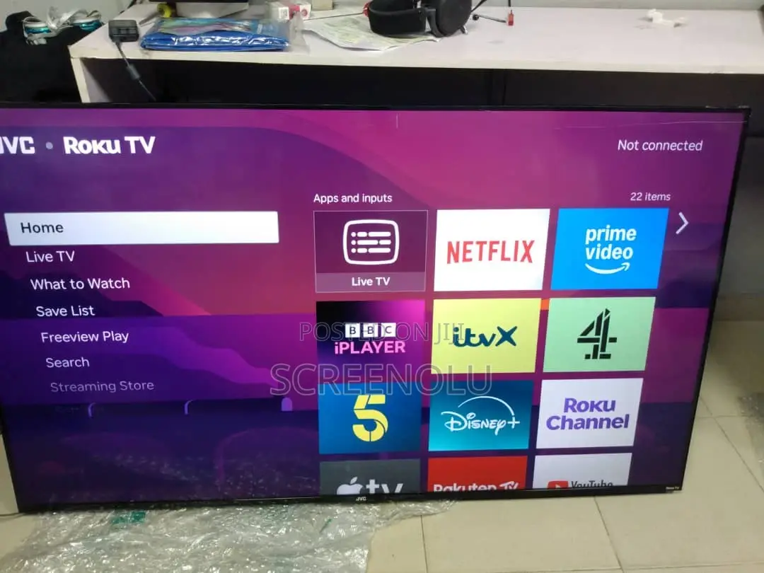 JVC Lt-40cr330 Roku TV 40" Smart Full Hd HDR Led TV
