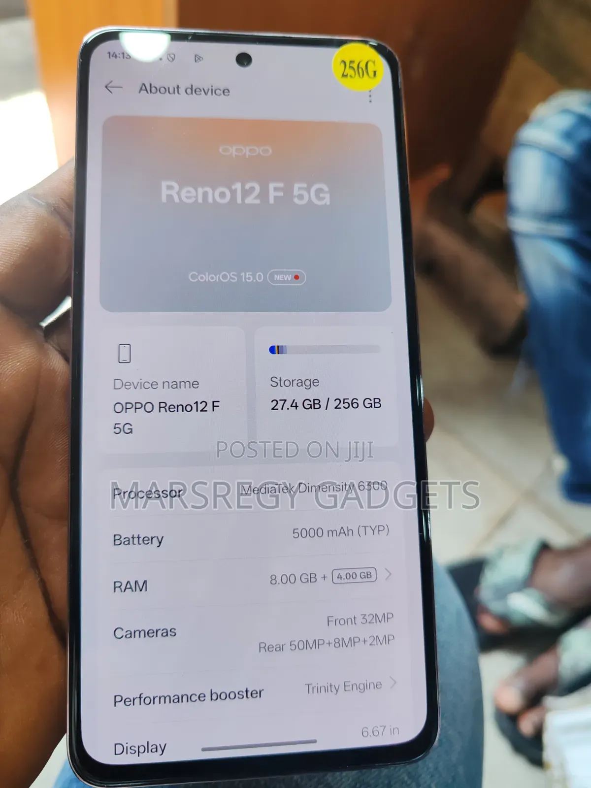 Oppo Reno12 F 5G 256 GB Gold