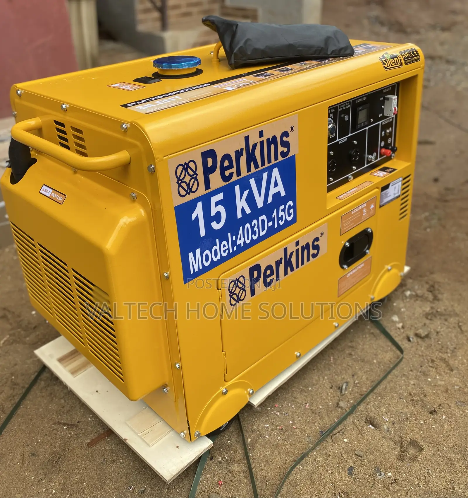 Premium 15KVA Perkins Diesel Generator – 100% Pure Copper Alternator