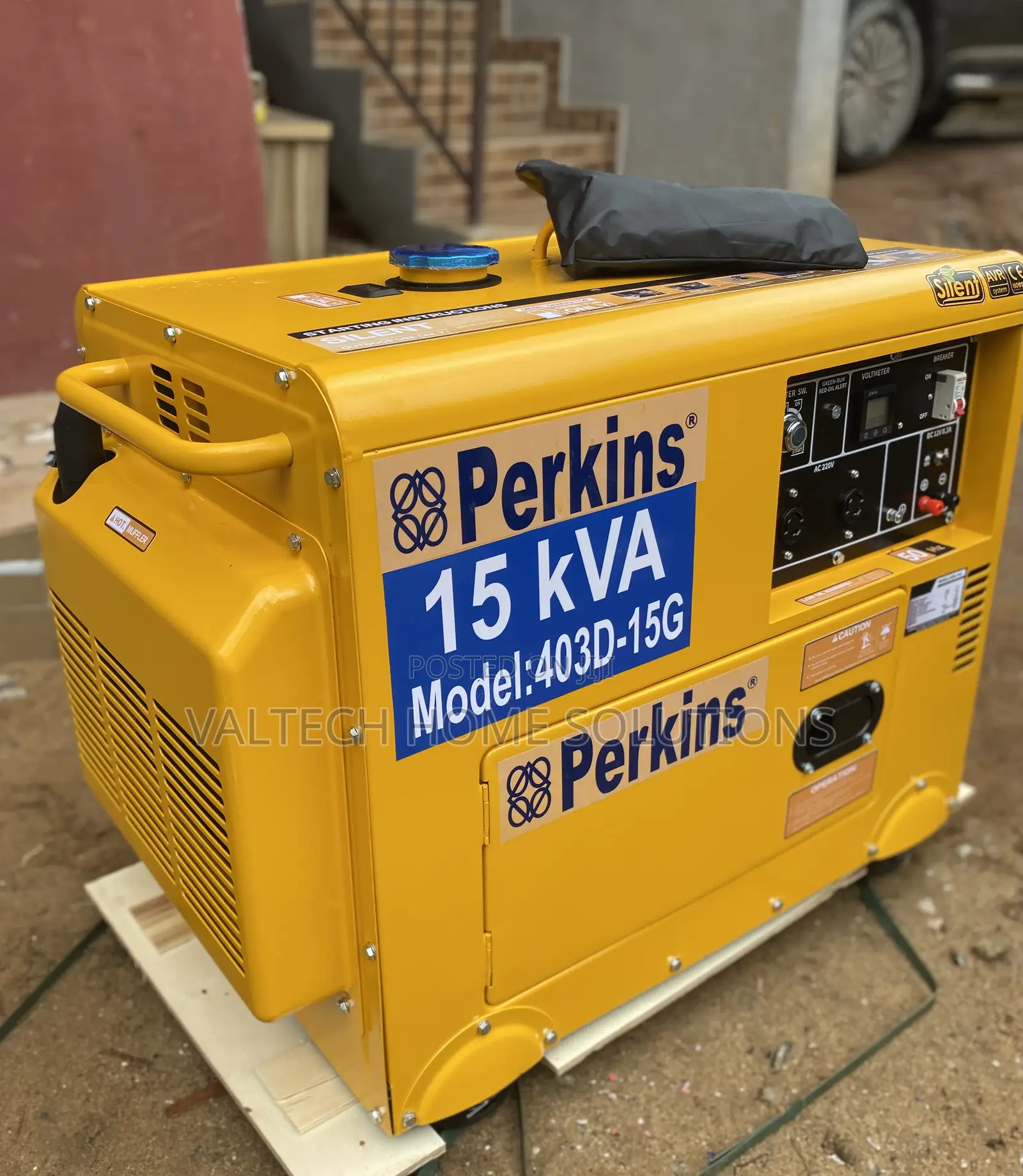 Premium 15KVA Perkins Diesel Generator – 100% Pure Copper Alternator