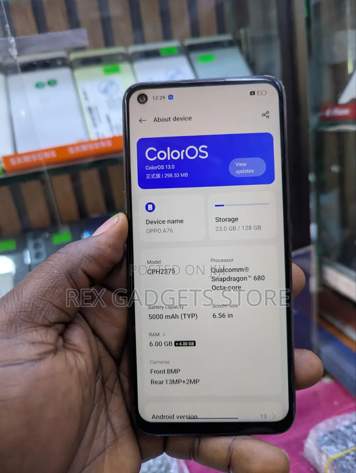 Oppo A76 128 GB Black