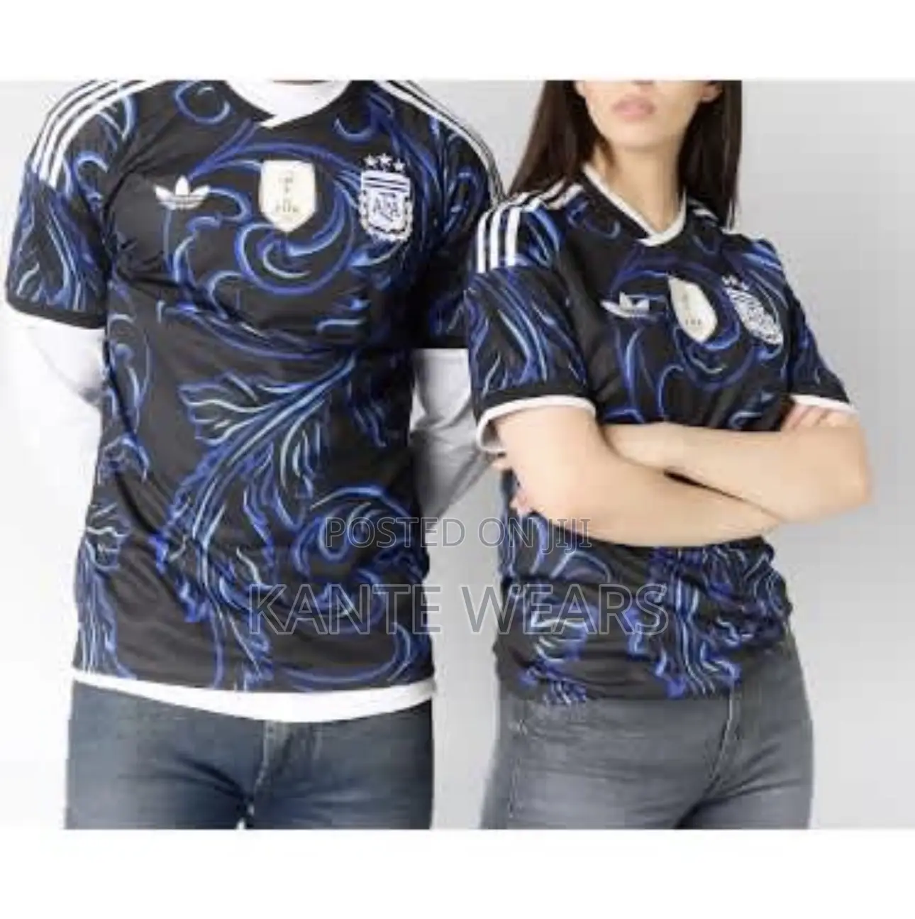 Argentina 2026 World Cup Away Jersey - Blue Black Design