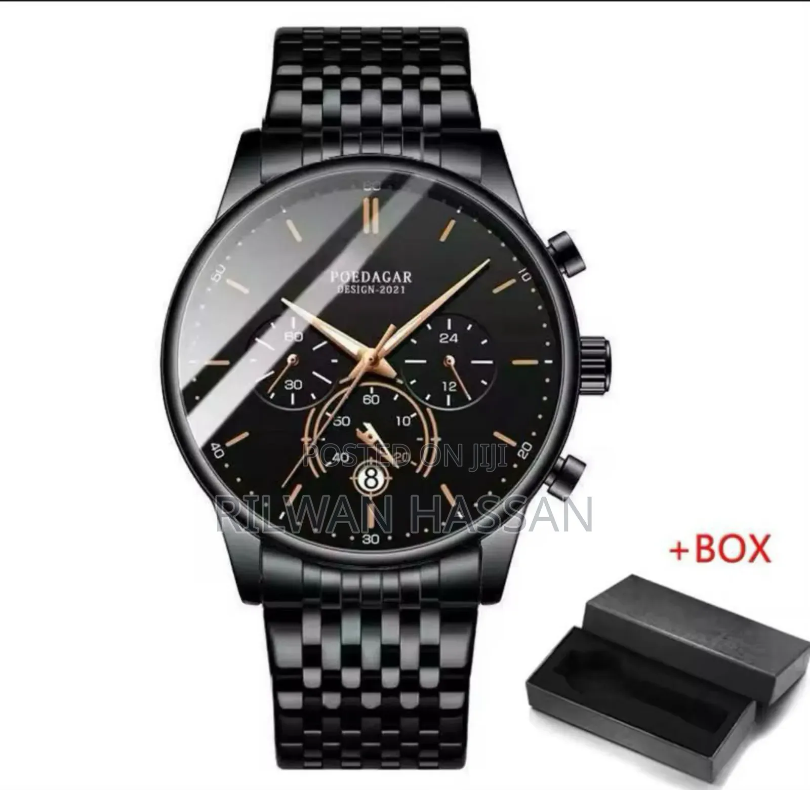 Poedagar Charcoal Stainless Steel 2021 EDition