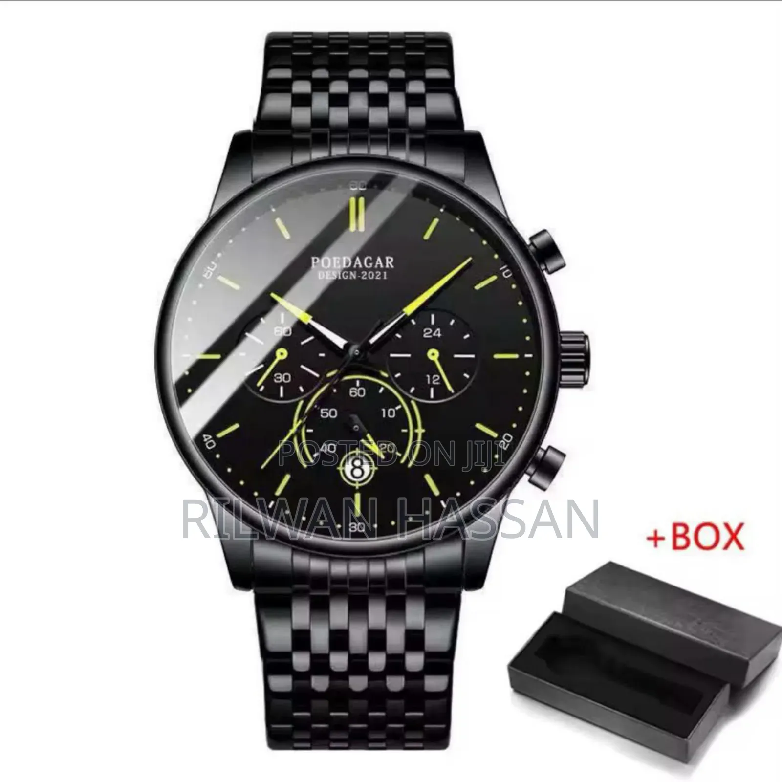 Poedagar Charcoal Stainless Steel 2021 EDition