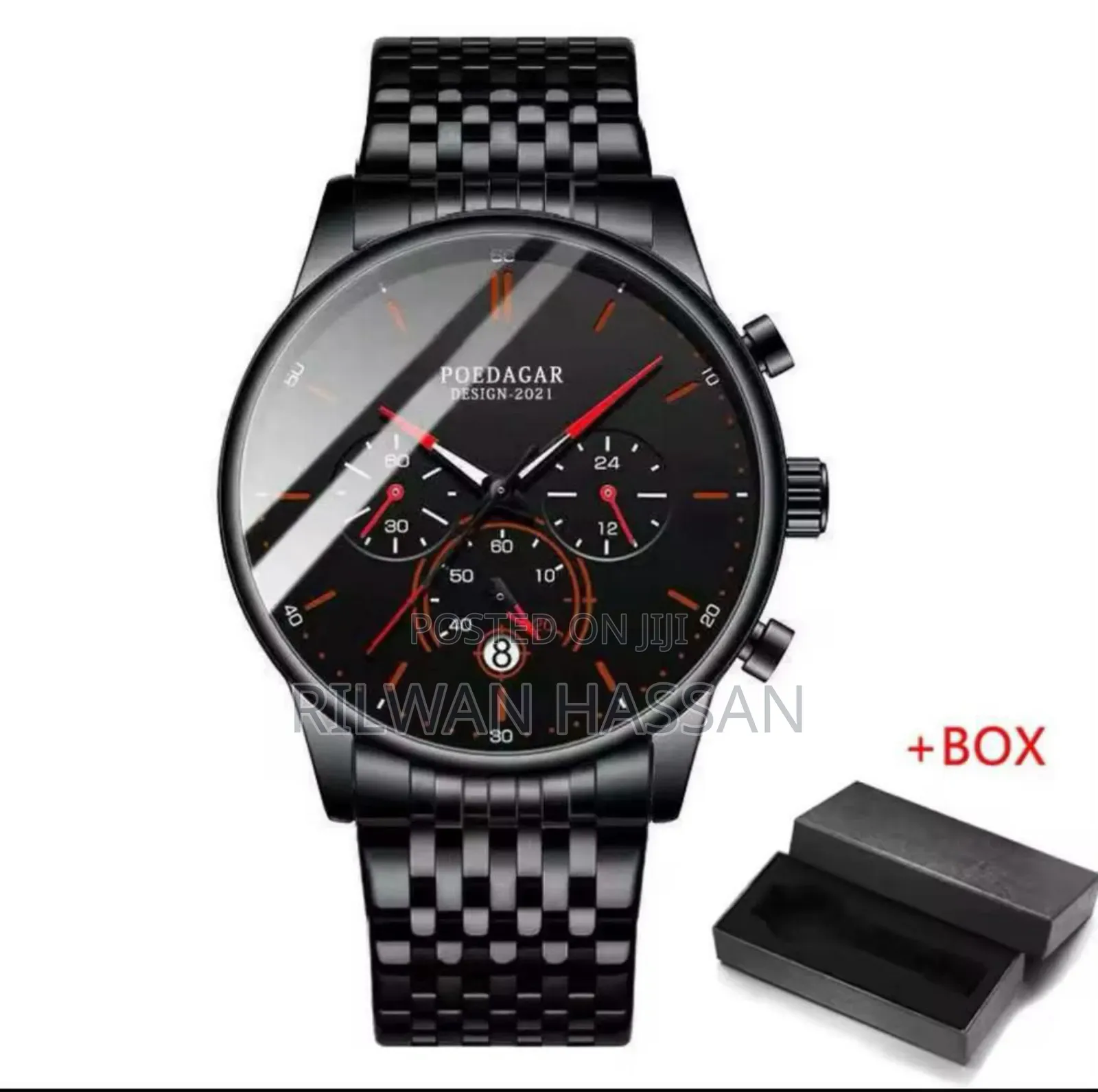 Poedagar Charcoal Stainless Steel 2021 EDition