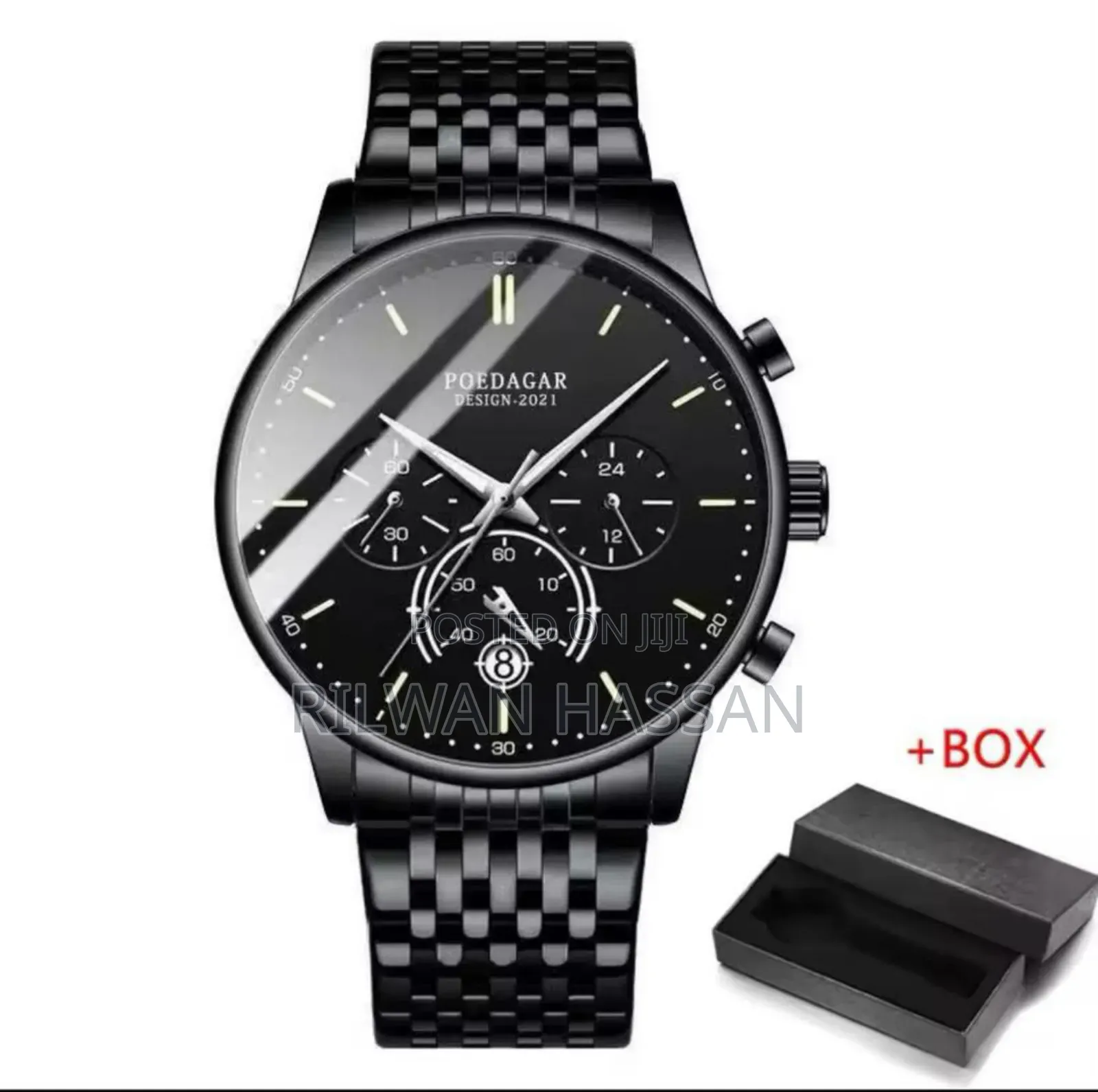 Poedagar Charcoal Stainless Steel 2021 EDition