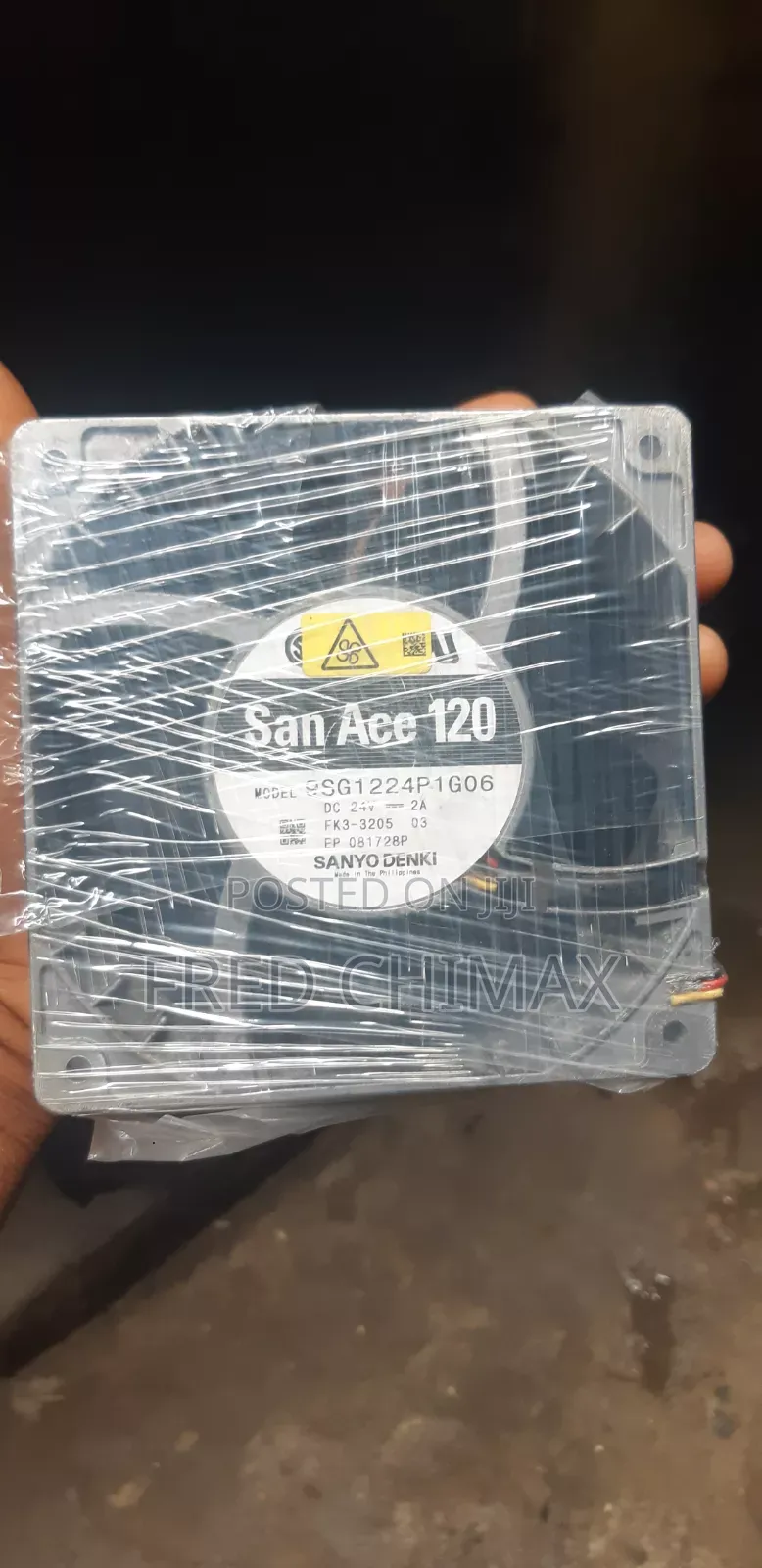 4" DC Axial Panel Fan
