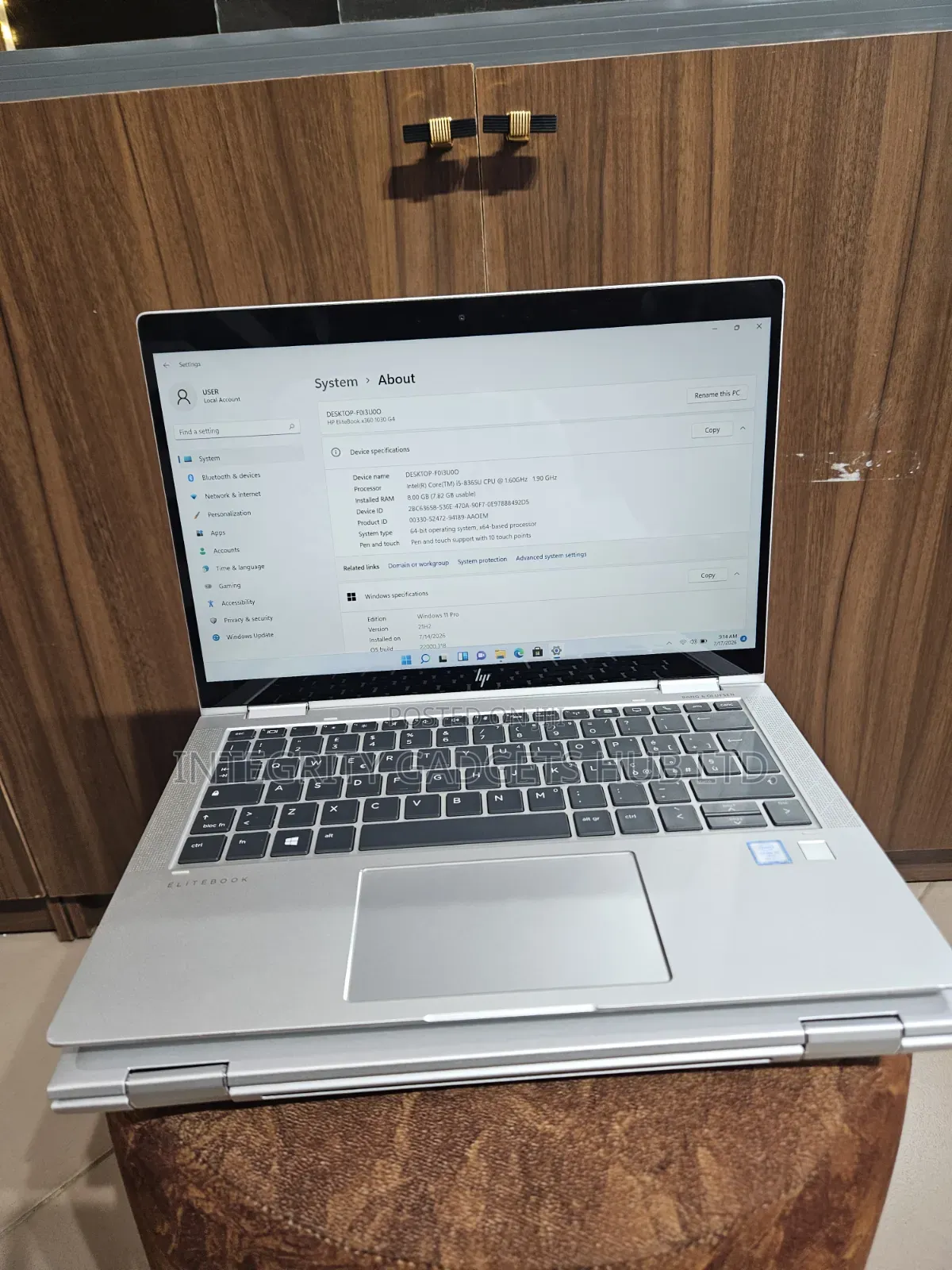 Laptop HP EliteBook x360 1030 G4 8GB Intel Core i5 SSD 256GB