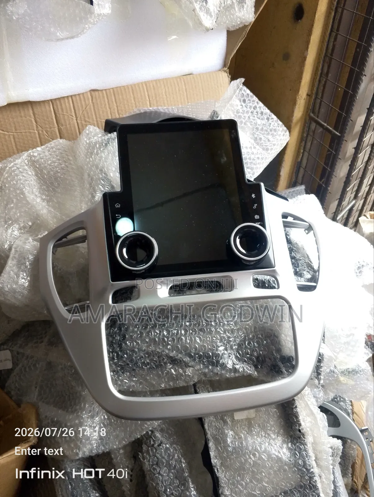 Highlander 2005 Mini Tesla New Model Up Navigation Screen