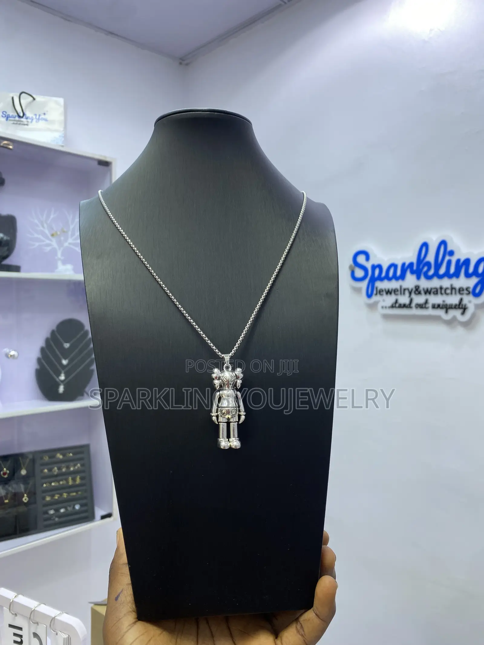Vintage Titanium Steel Necklace for Guys