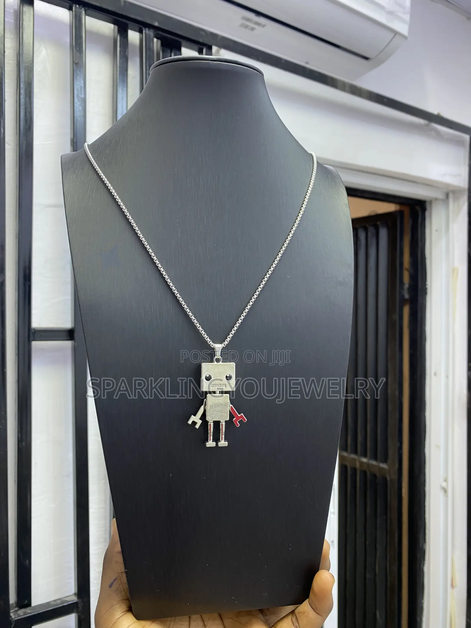 Vintage Titanium Steel Necklace for Guys