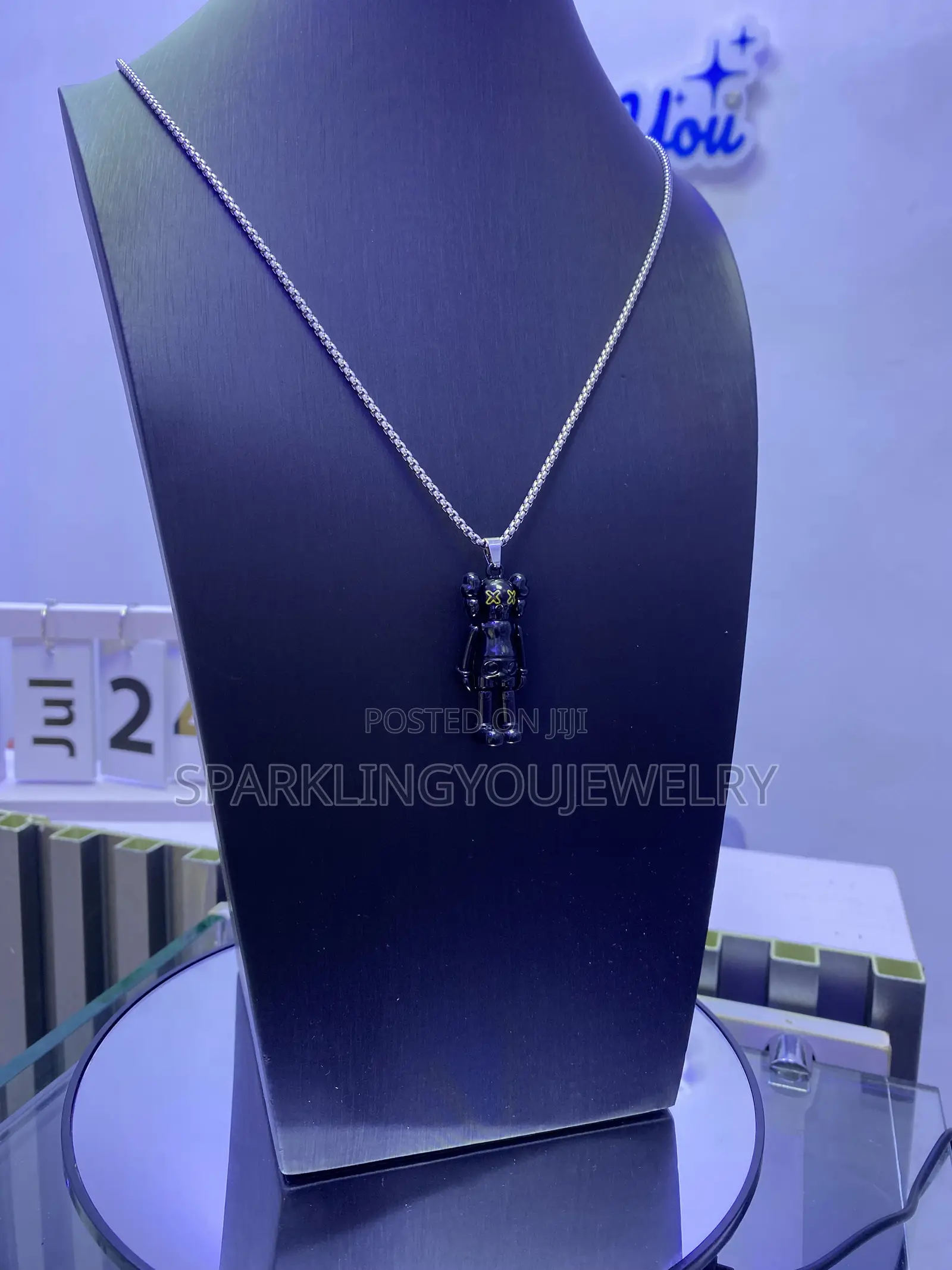 Vintage Titanium Steel Necklace for Guys