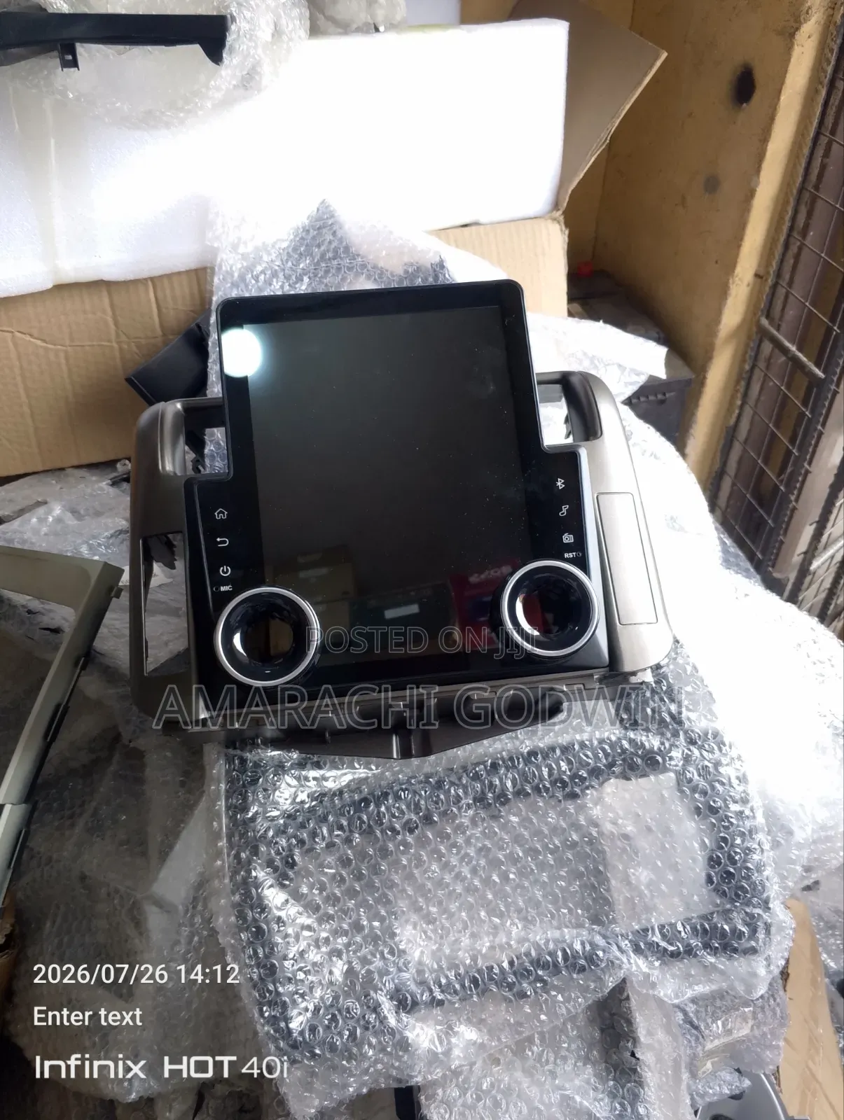 Toyota Prado 2010 Mini Tesla New Model Navigation