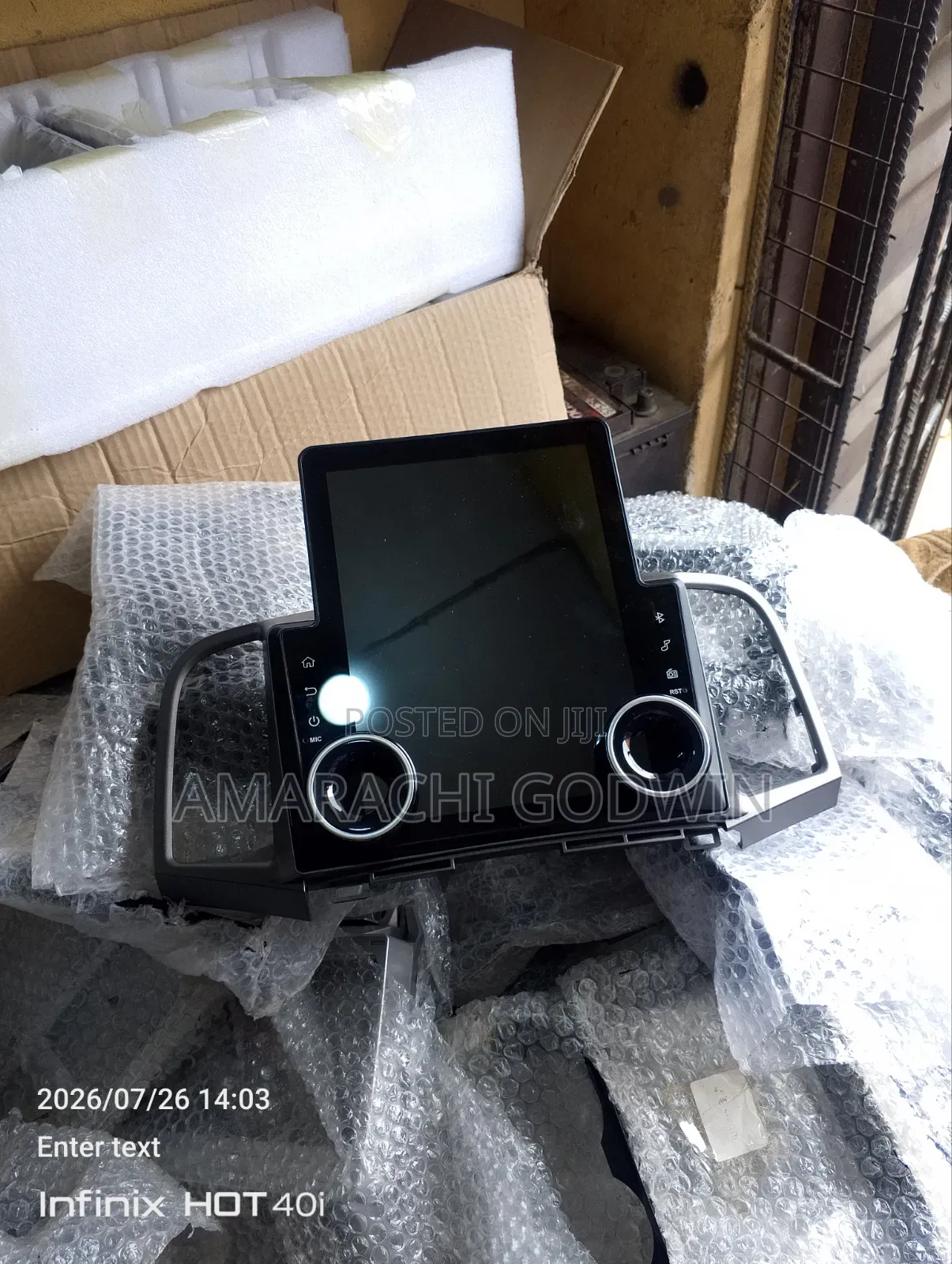Venza Mini Tesla New Edition Navigation Screen