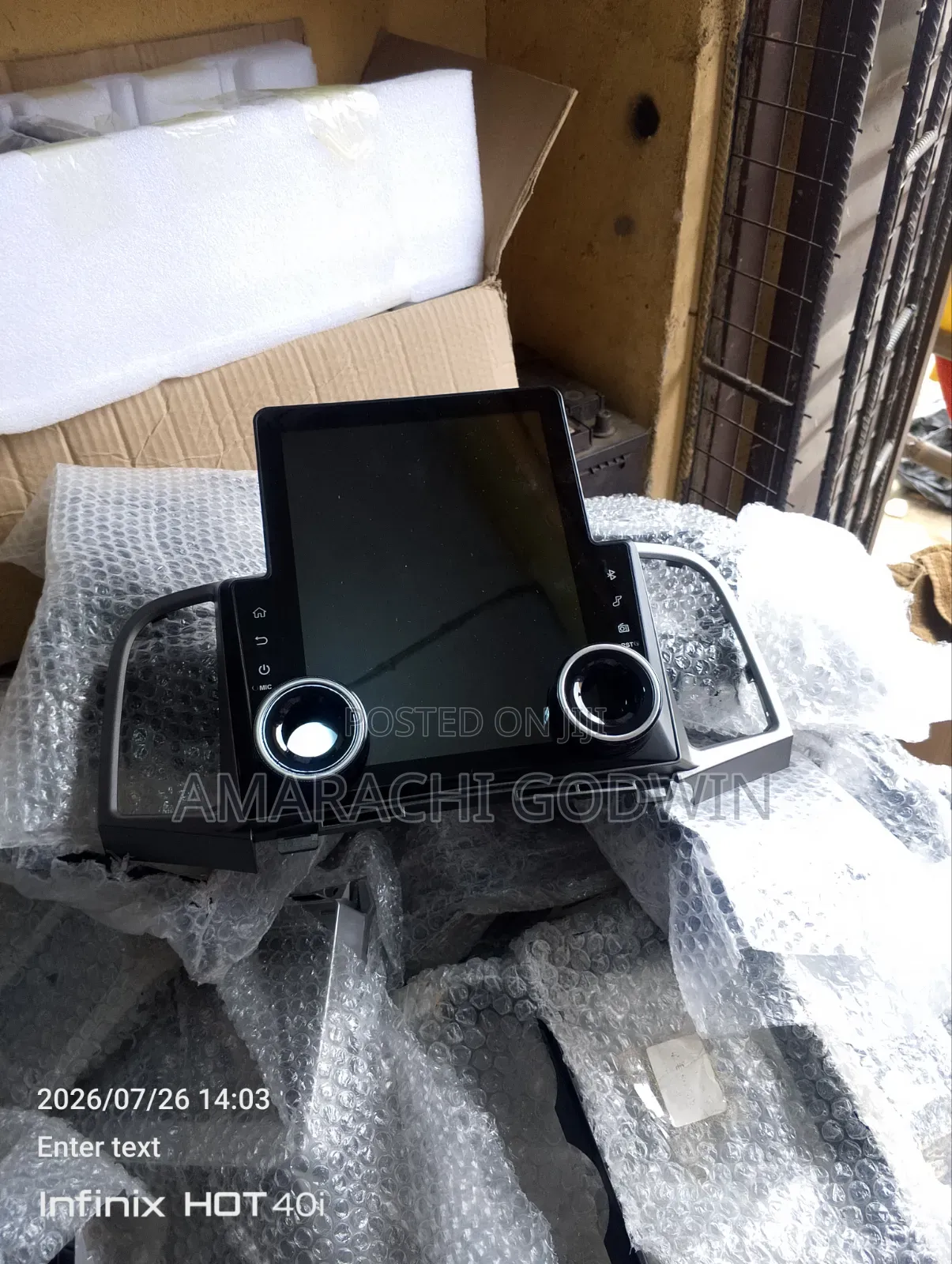 Venza Mini Tesla New Edition Navigation Screen