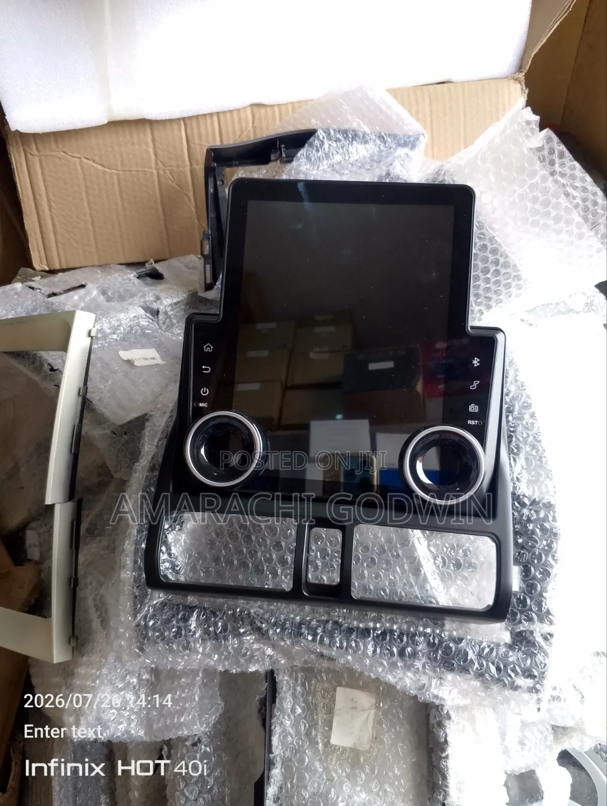 Honda Cr-v 2003-2005 Mini Tesla Navigation Screen