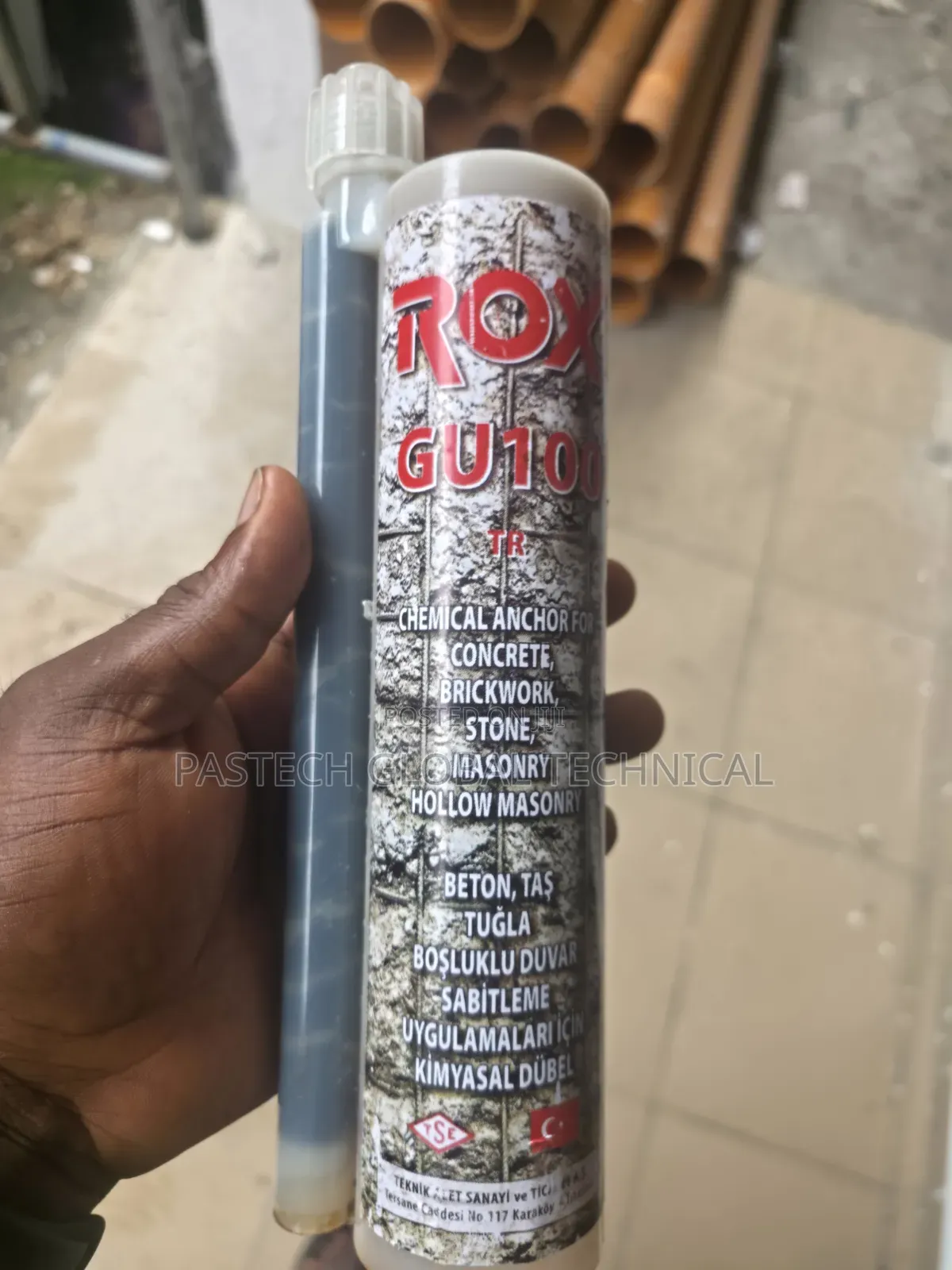 Rox GU100 Chemical Anchor Cartridge