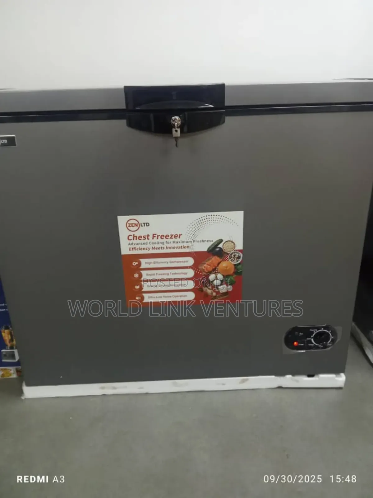 Zen LTD Chest Freezer 200 Liters