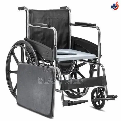 Standard Foldable Commode Wheelchair