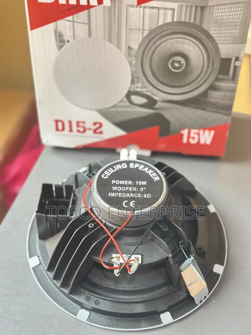 Dart Frameless 15w Ohm's Line Ceiling Speaker