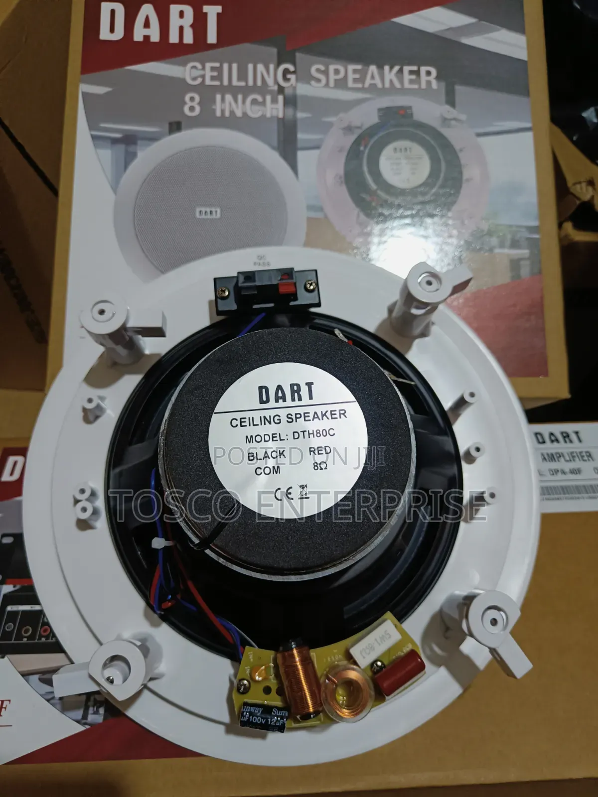 Dart 8inch 80watts Frame Passive Ceiling Speaker Crossover (DTH80c)