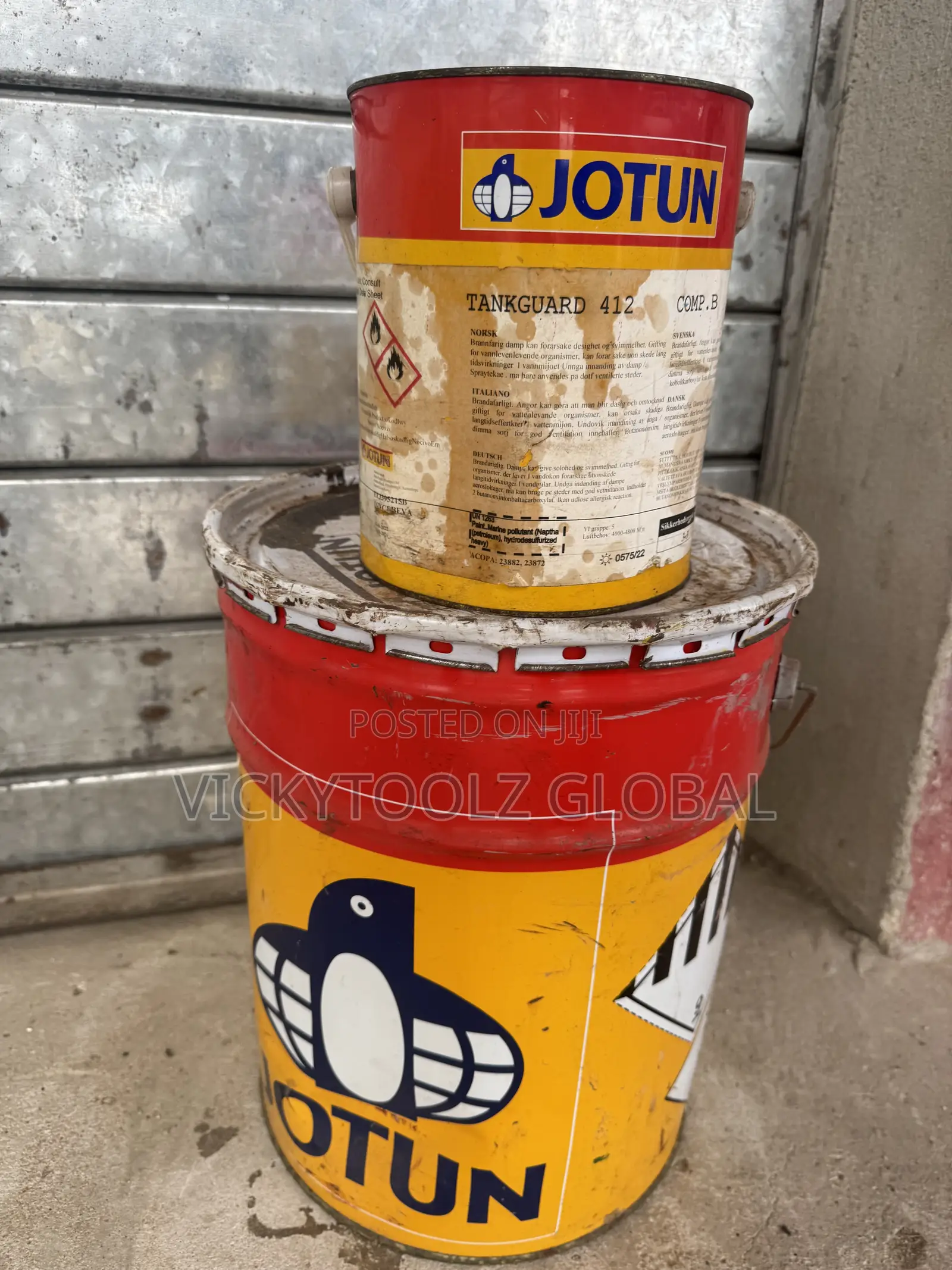 Jotun Tankguard 412 Light Grey Comp A+B