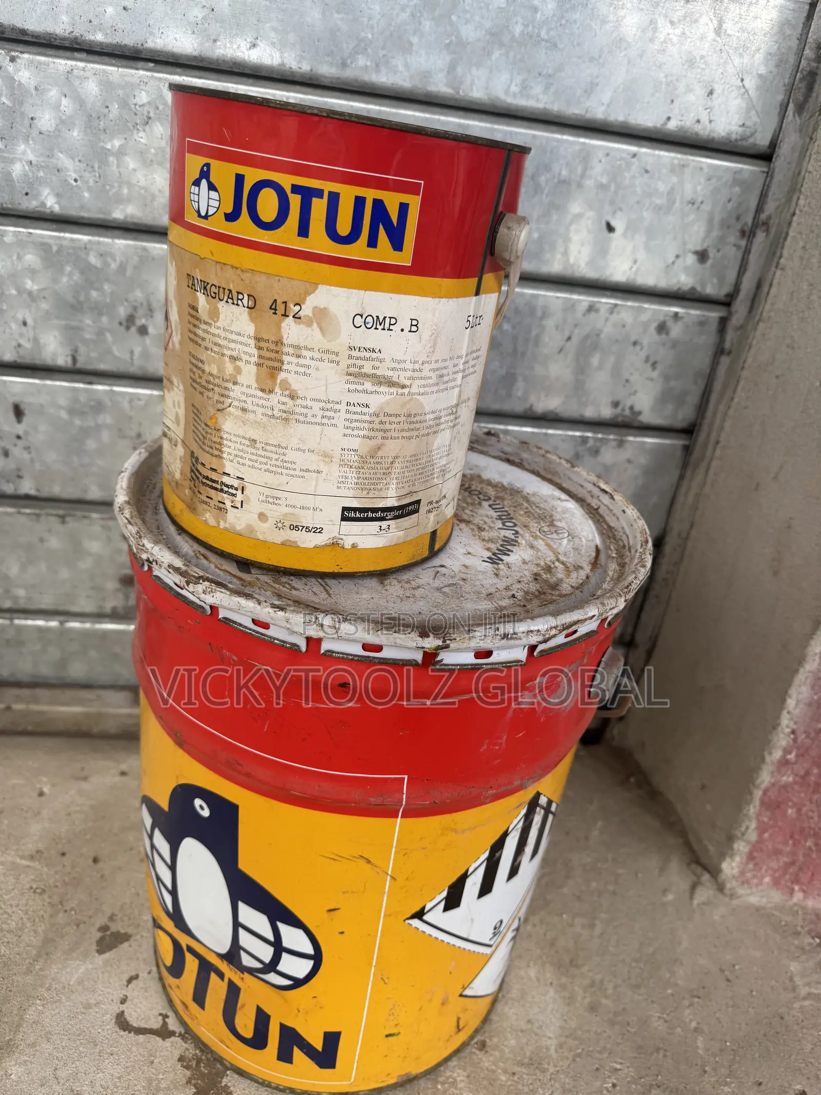 Jotun Tankguard 412 Light Grey Comp A+B