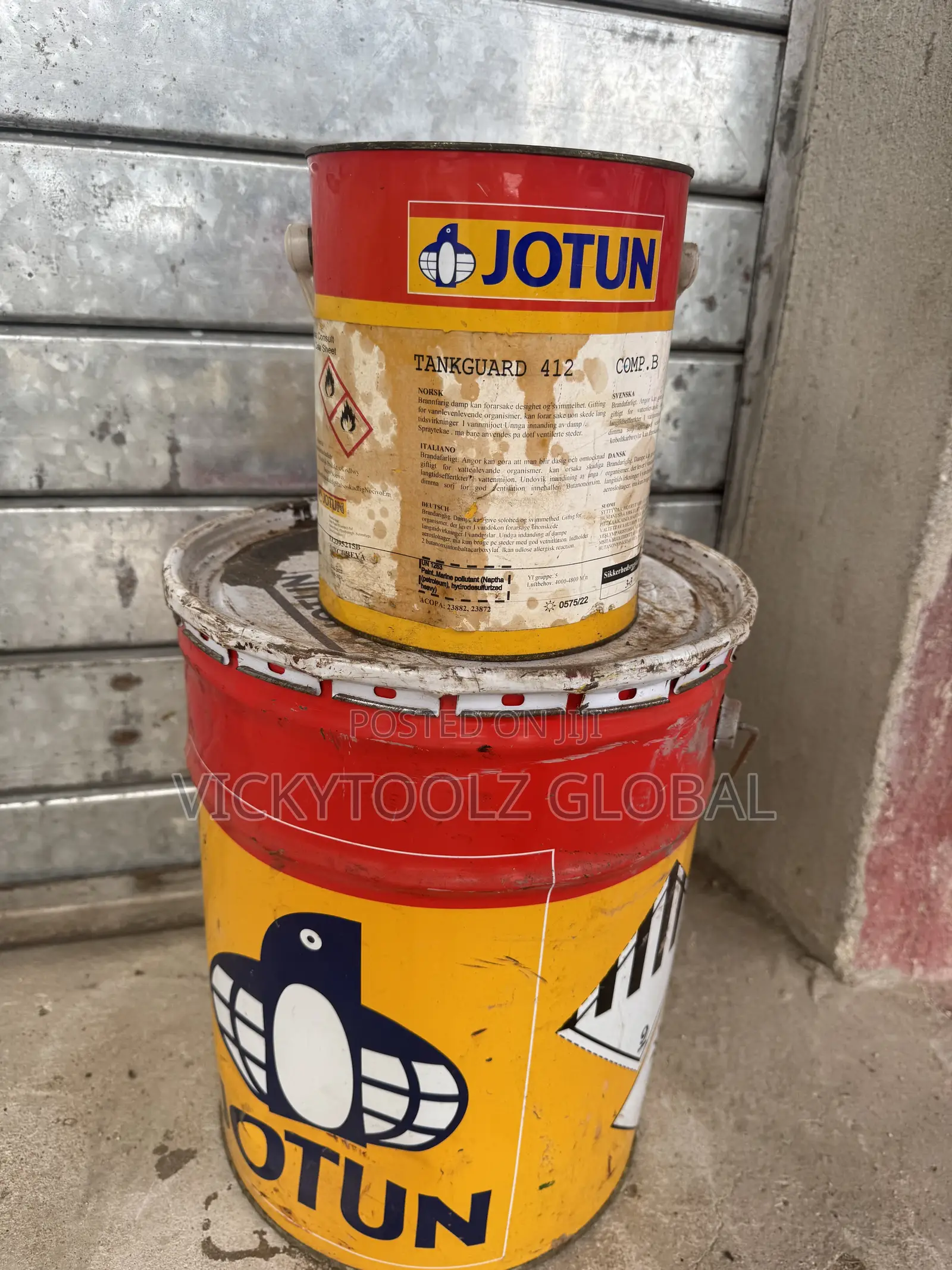 Jotun Tankguard 412 Light Grey Comp A+B