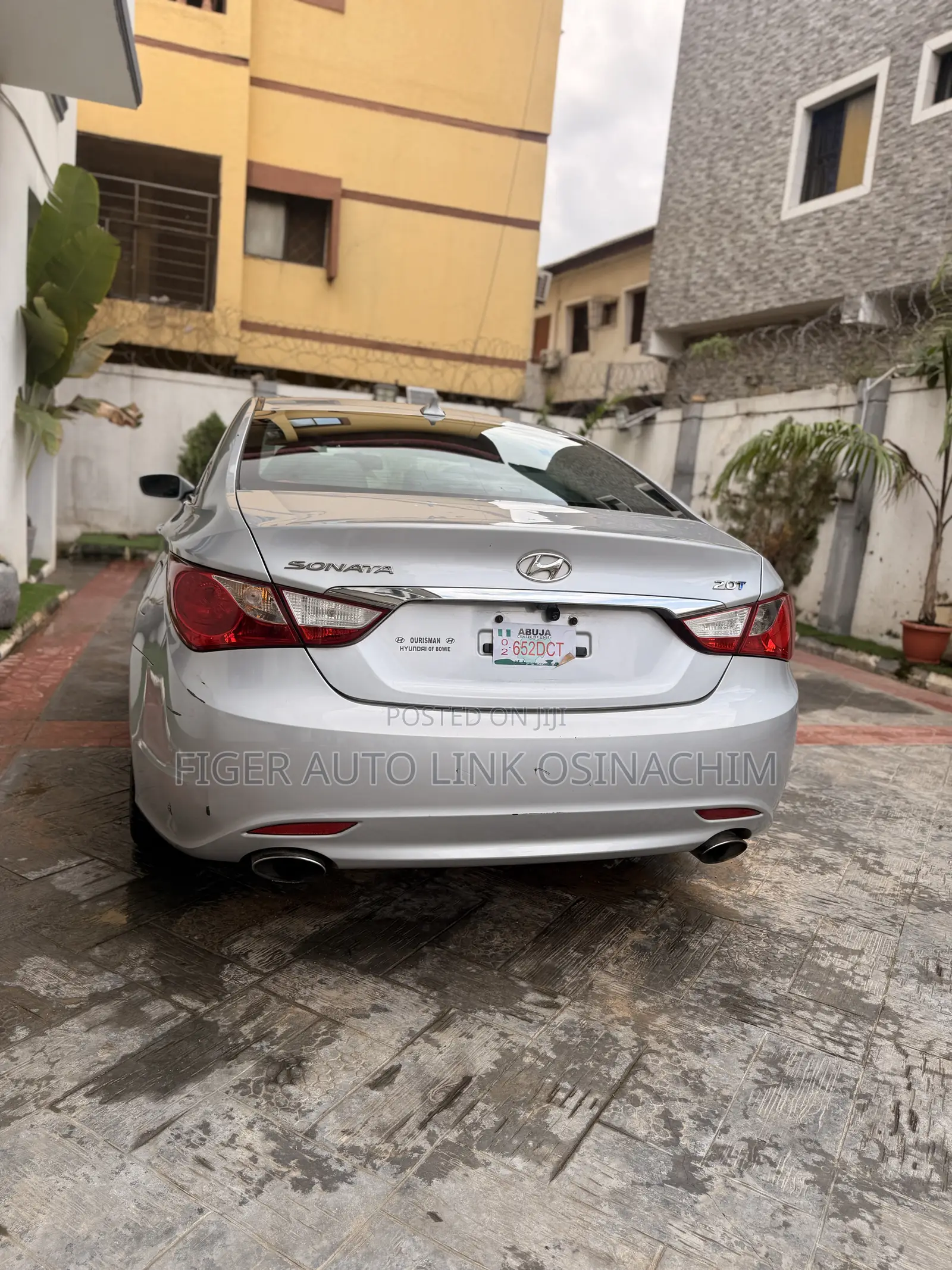 Hyundai Sonata SE 2.0T Sedan FWD (2.0L 4cyl 6A) 2012 Silver