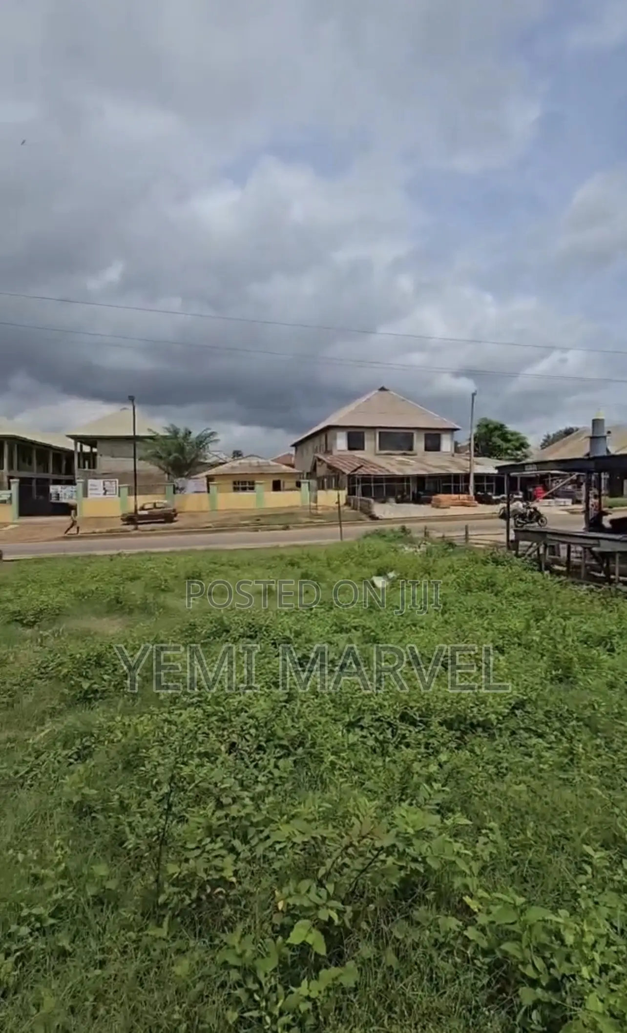 600sqm Fenced and Gated Commercial Land Facing the Main Road, Moniya