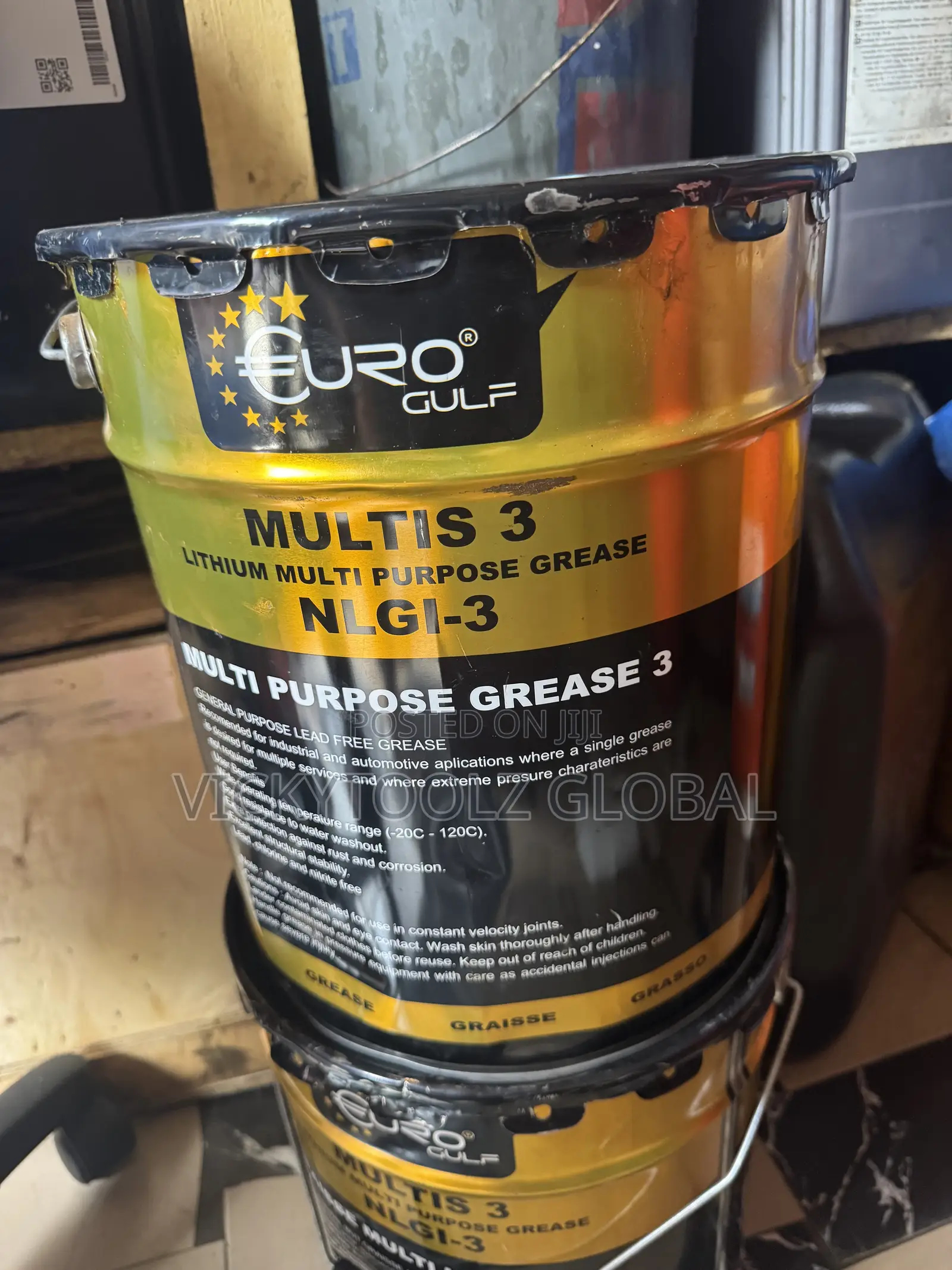 Euro Gulf Multis Ep 3 NLGI 3 Multi Purpose Lithium Grease 18Kg