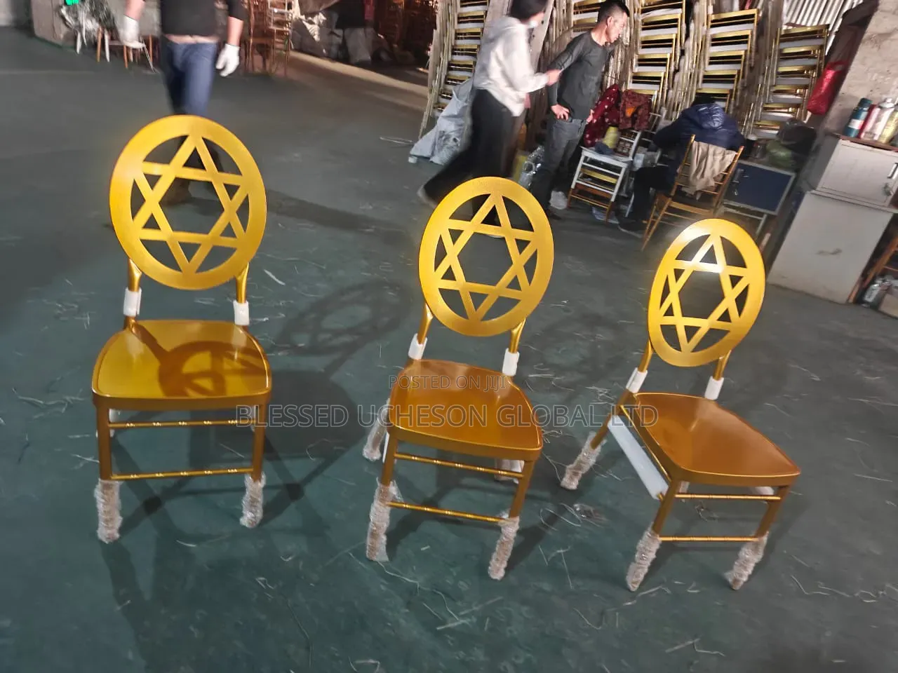 Gold Banquet Event Chair